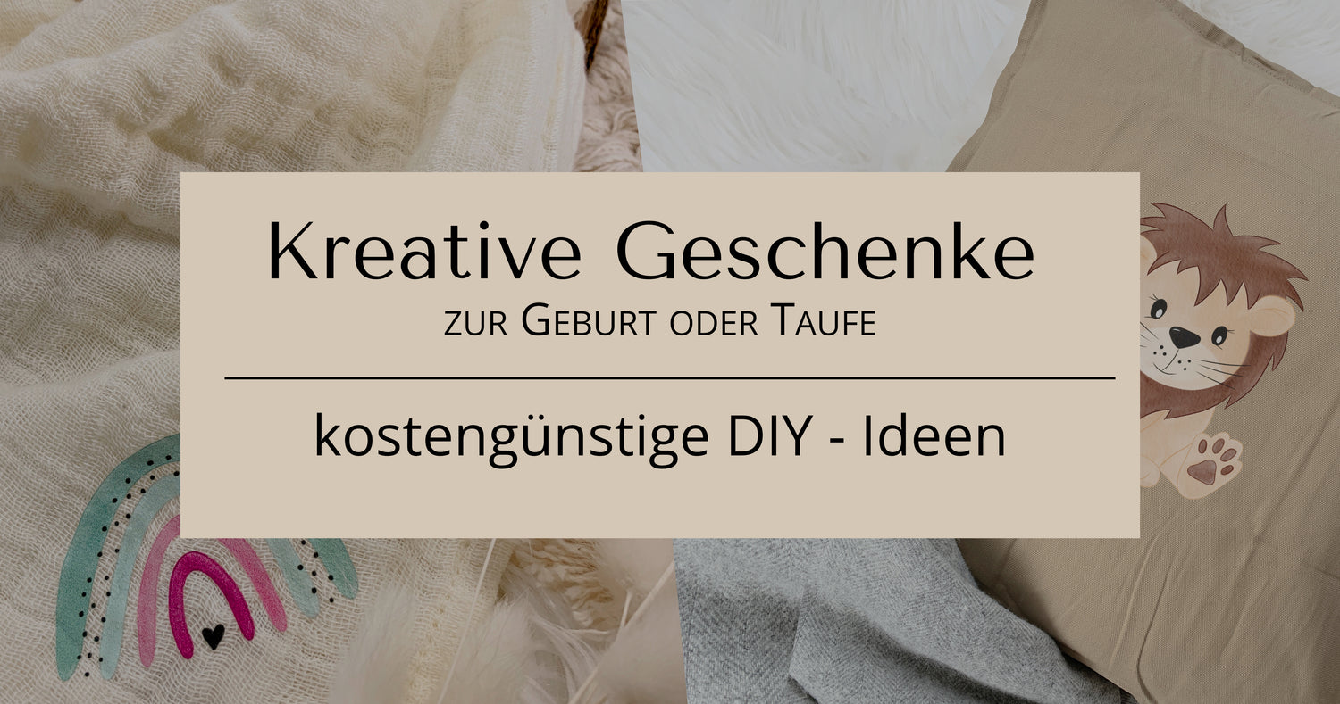 Kreative Geschenkideen zur Geburt eines Babys