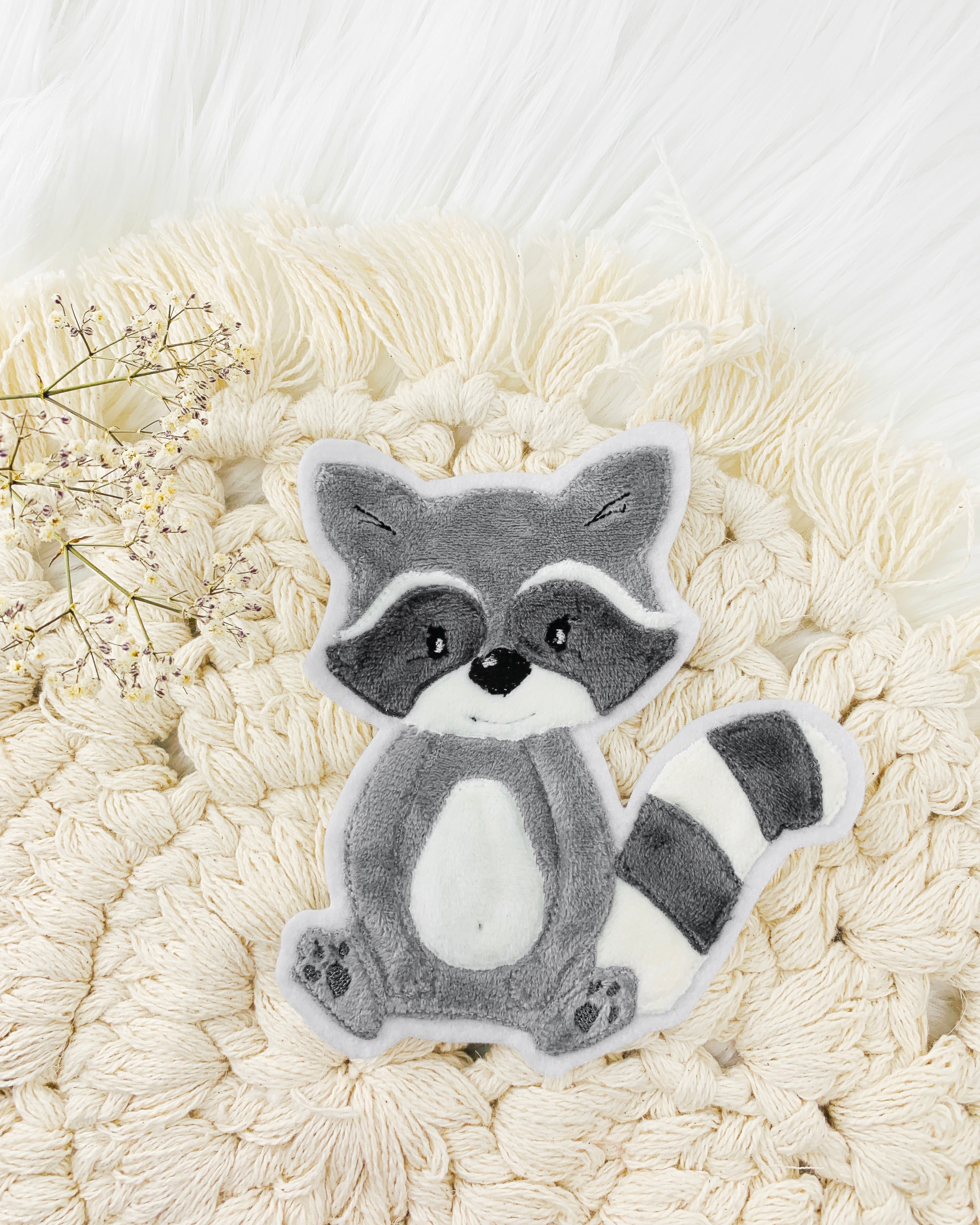 Applikation Waschbär "Winfried"