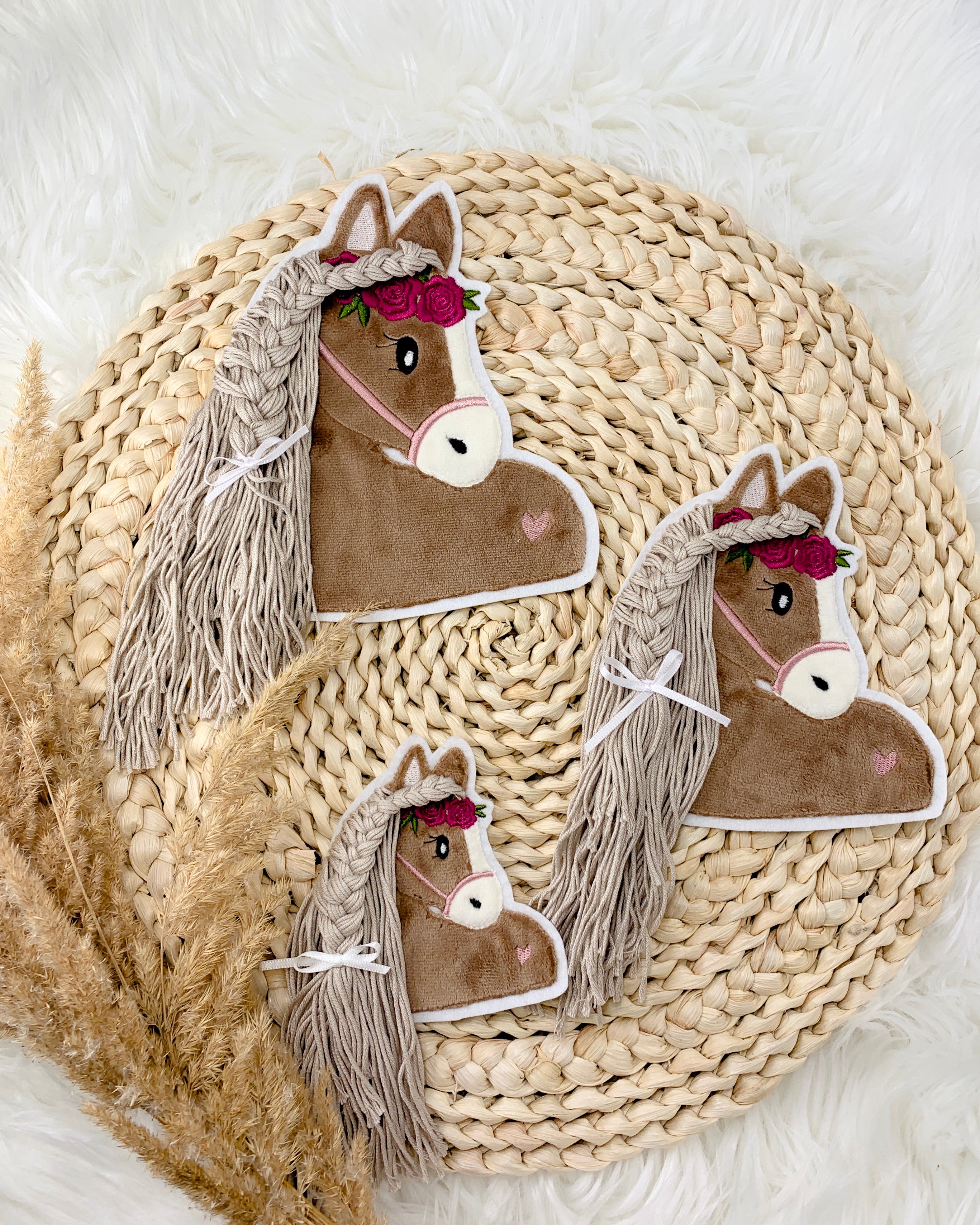 Applikation Pferd Patch zum Aufbügeln