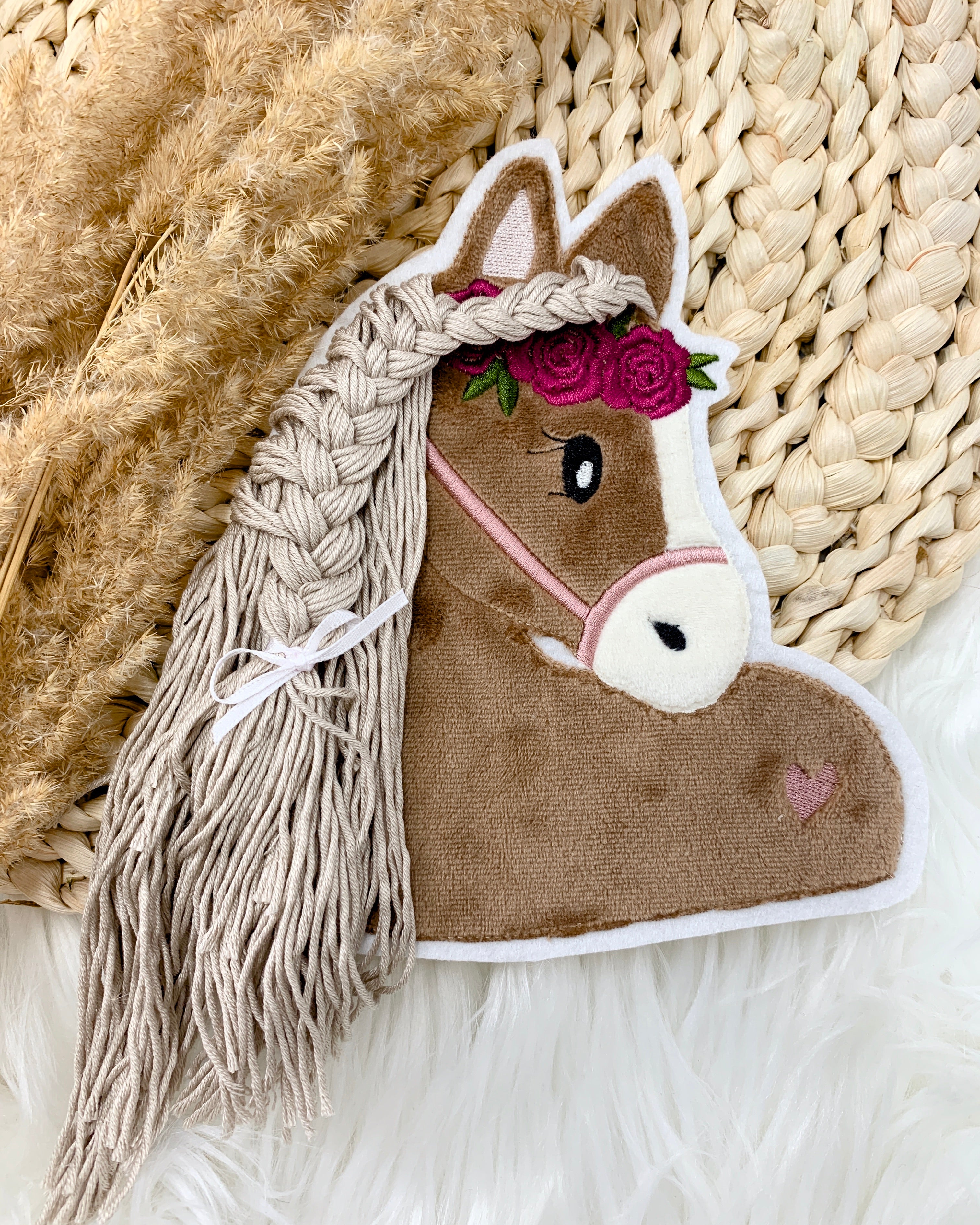 Applikation Pferd Patch zum Aufbügeln