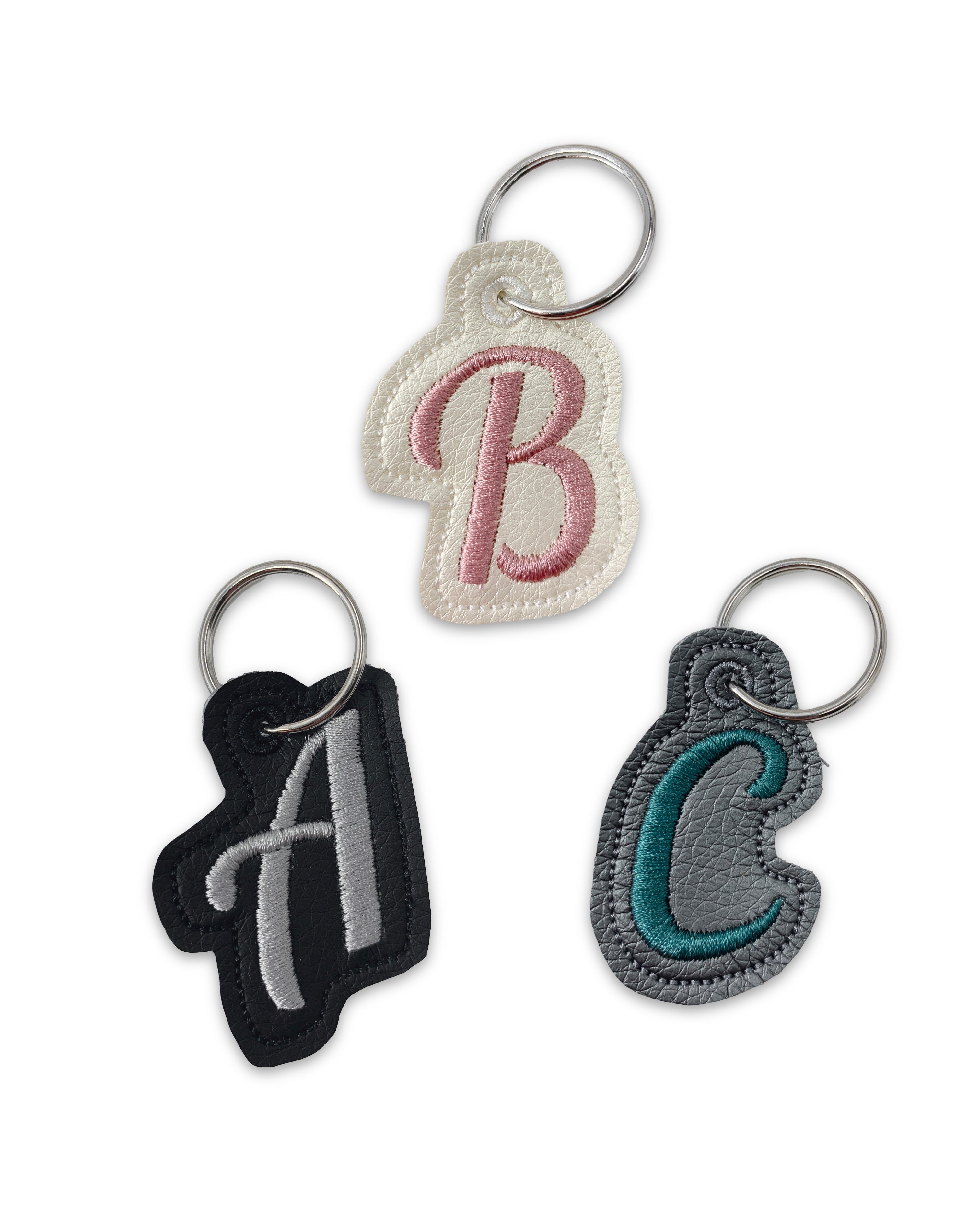Schlüsselanhänger Buchstaben "ABC"