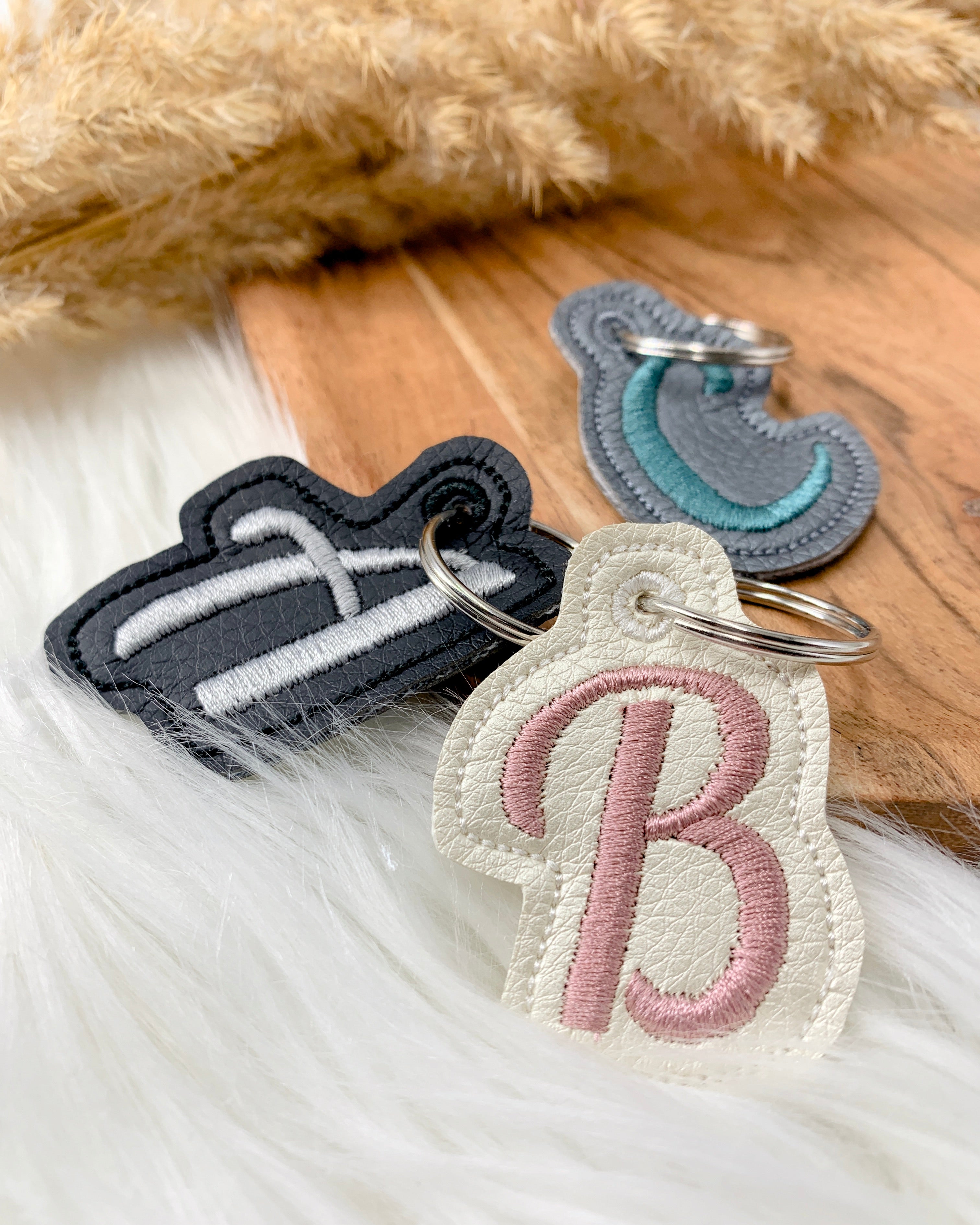 Schlüsselanhänger Buchstaben "ABC"