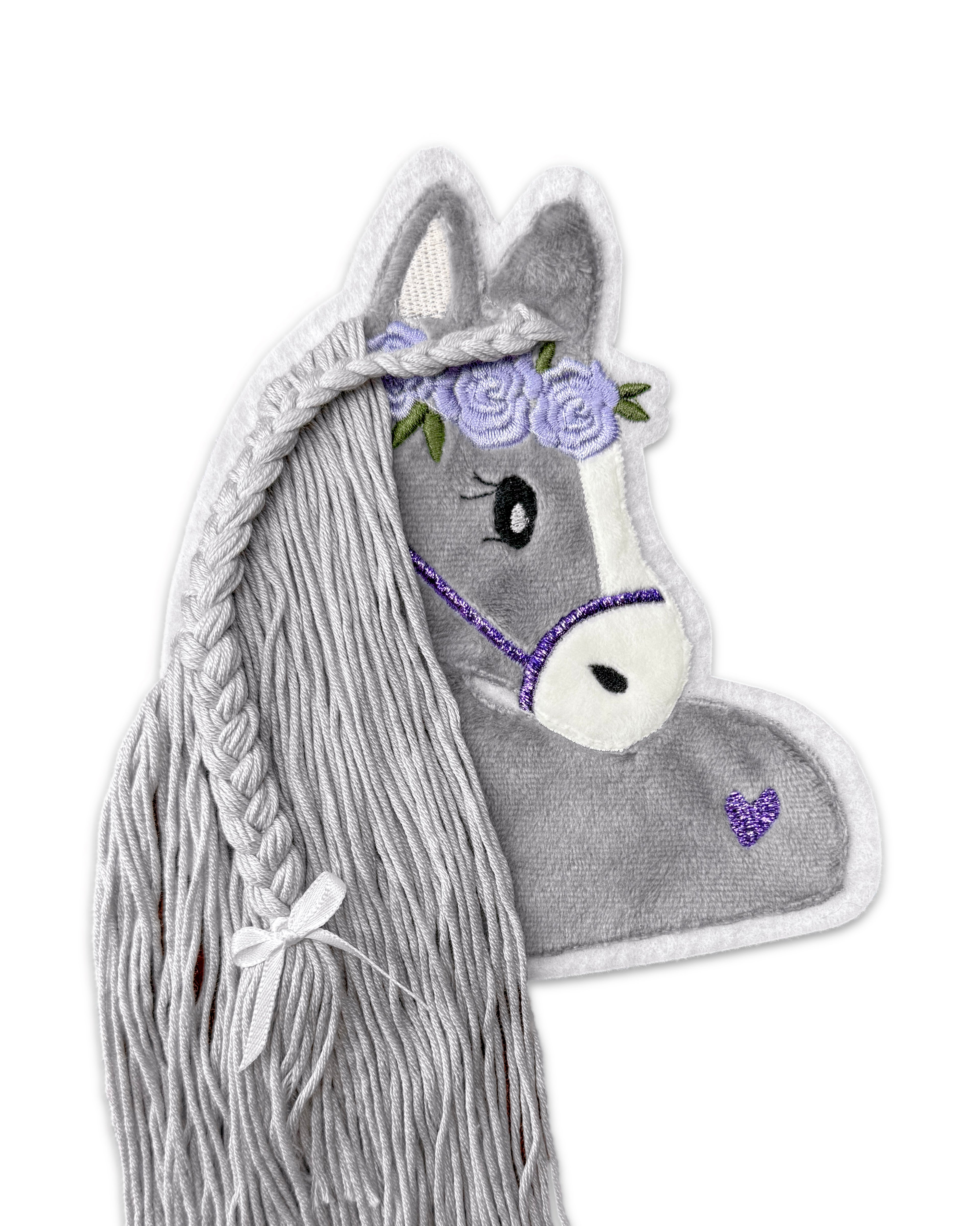 Applikation graues Pferd