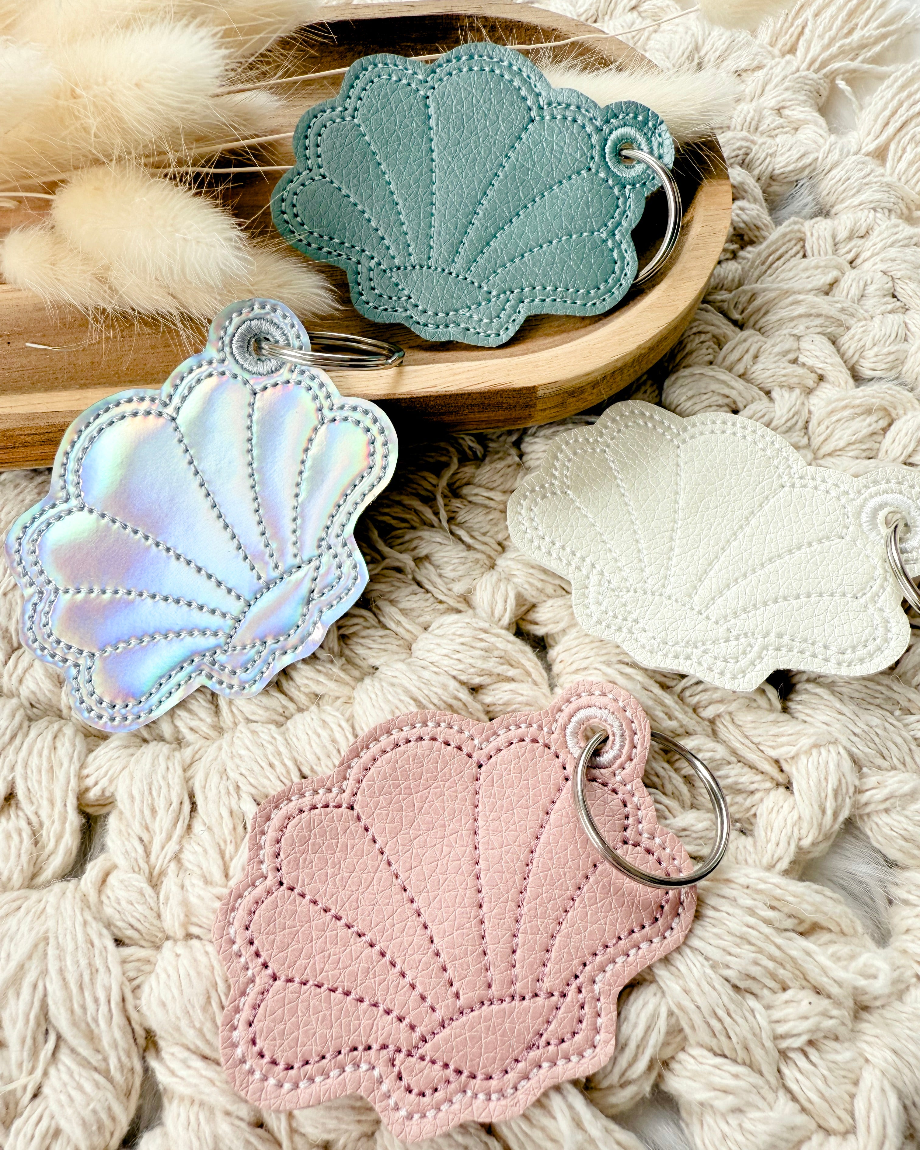 Schlüsselanhänger Muschel "Mia"