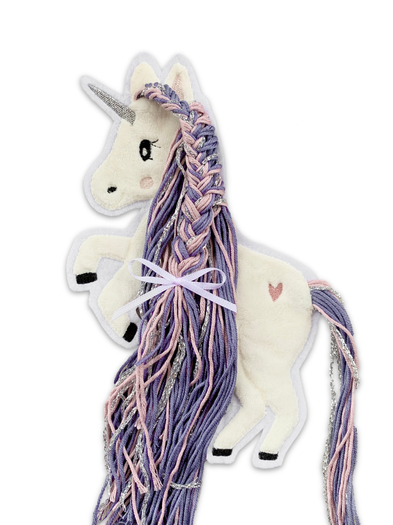 Applikation Einhorn "Ella" - Lila