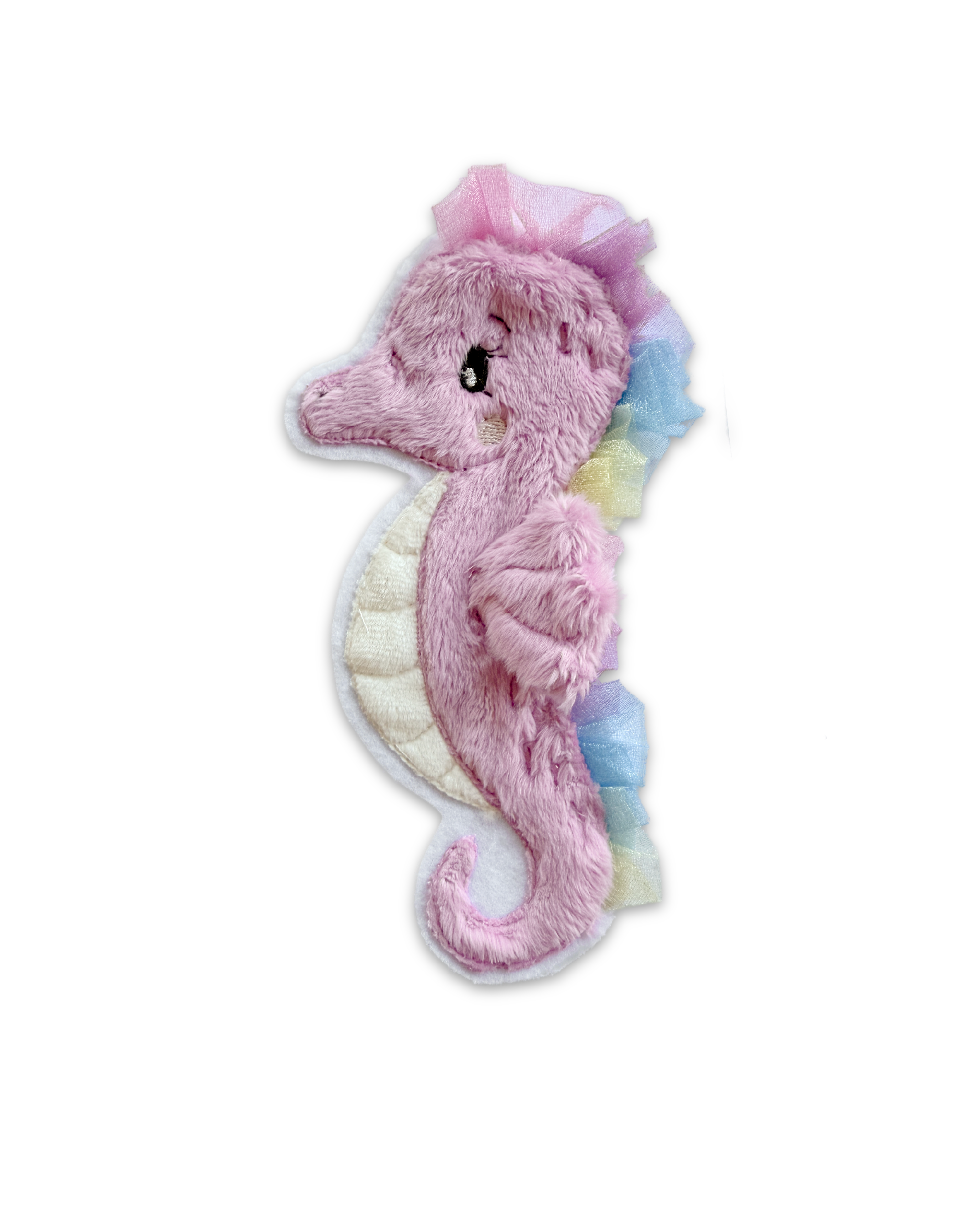 B-WARE Applikation Seepferdchen "Susi" in Lilac