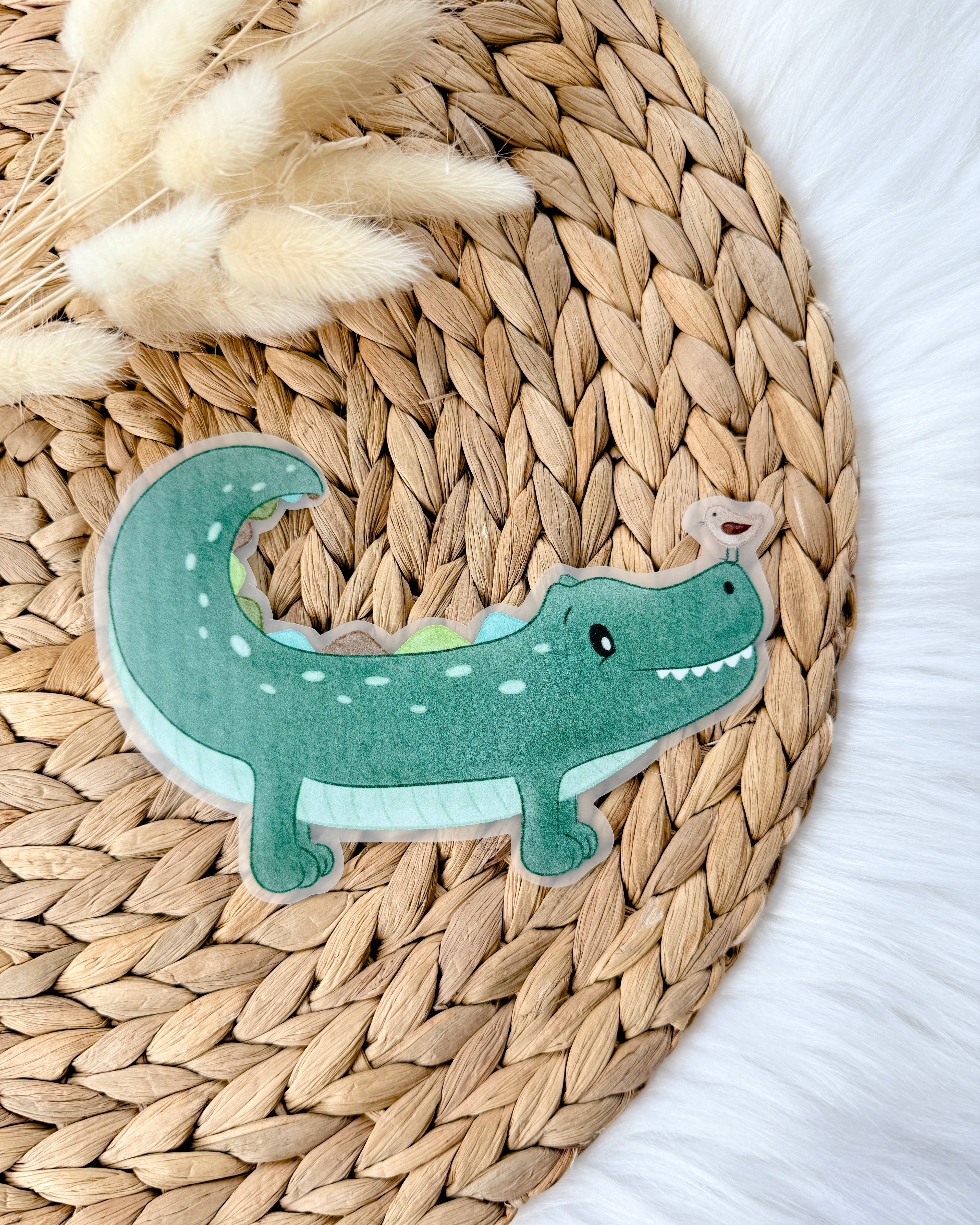 Bügelbild Krokodil