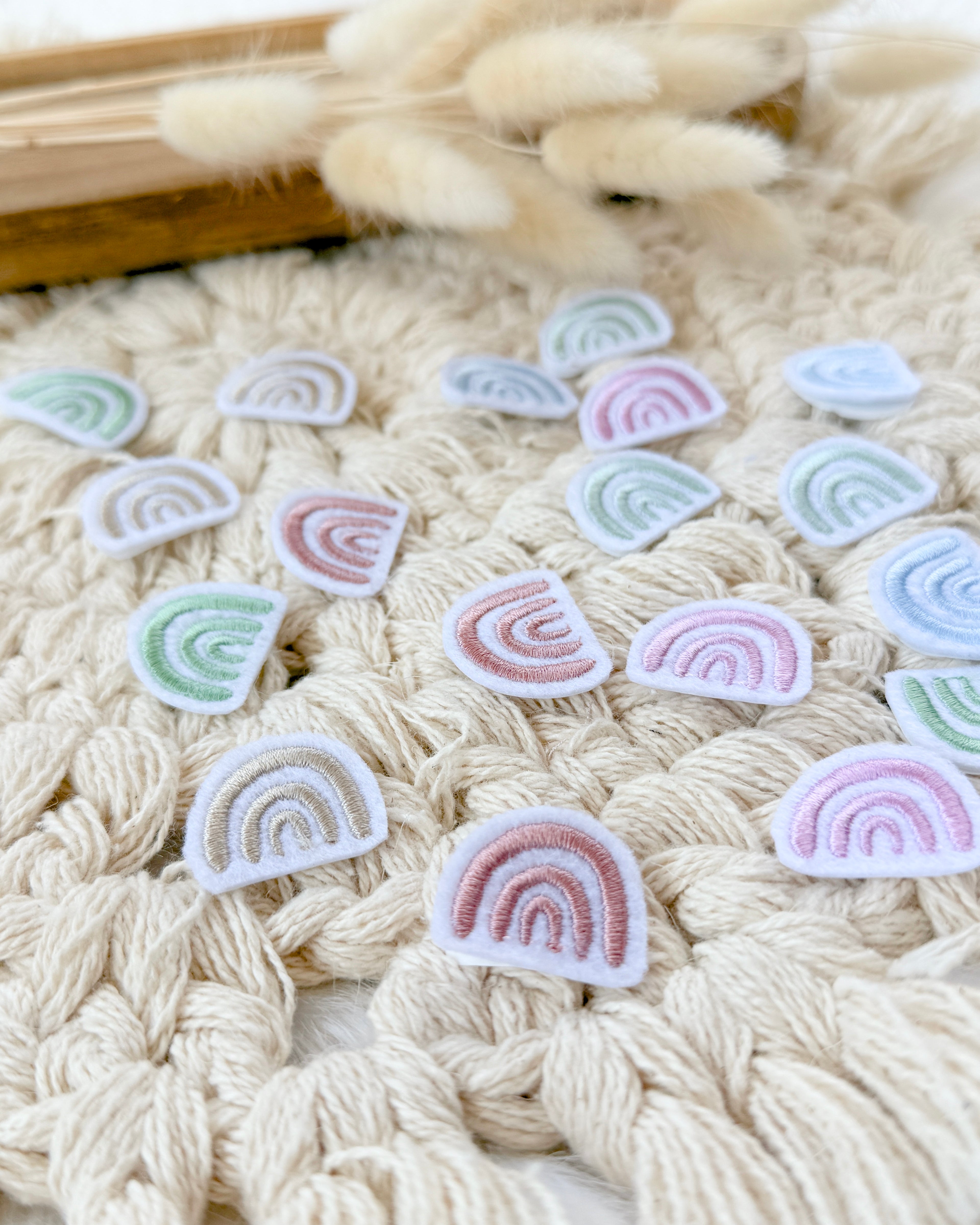 Patches Regenbogen bunt