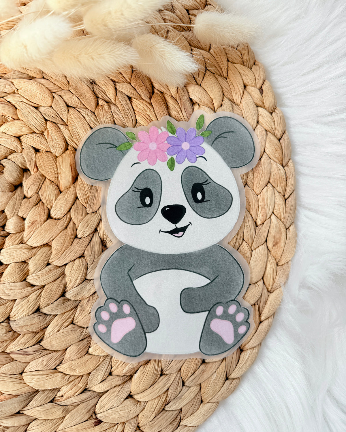 Bügelpatch Pandabär niedlich