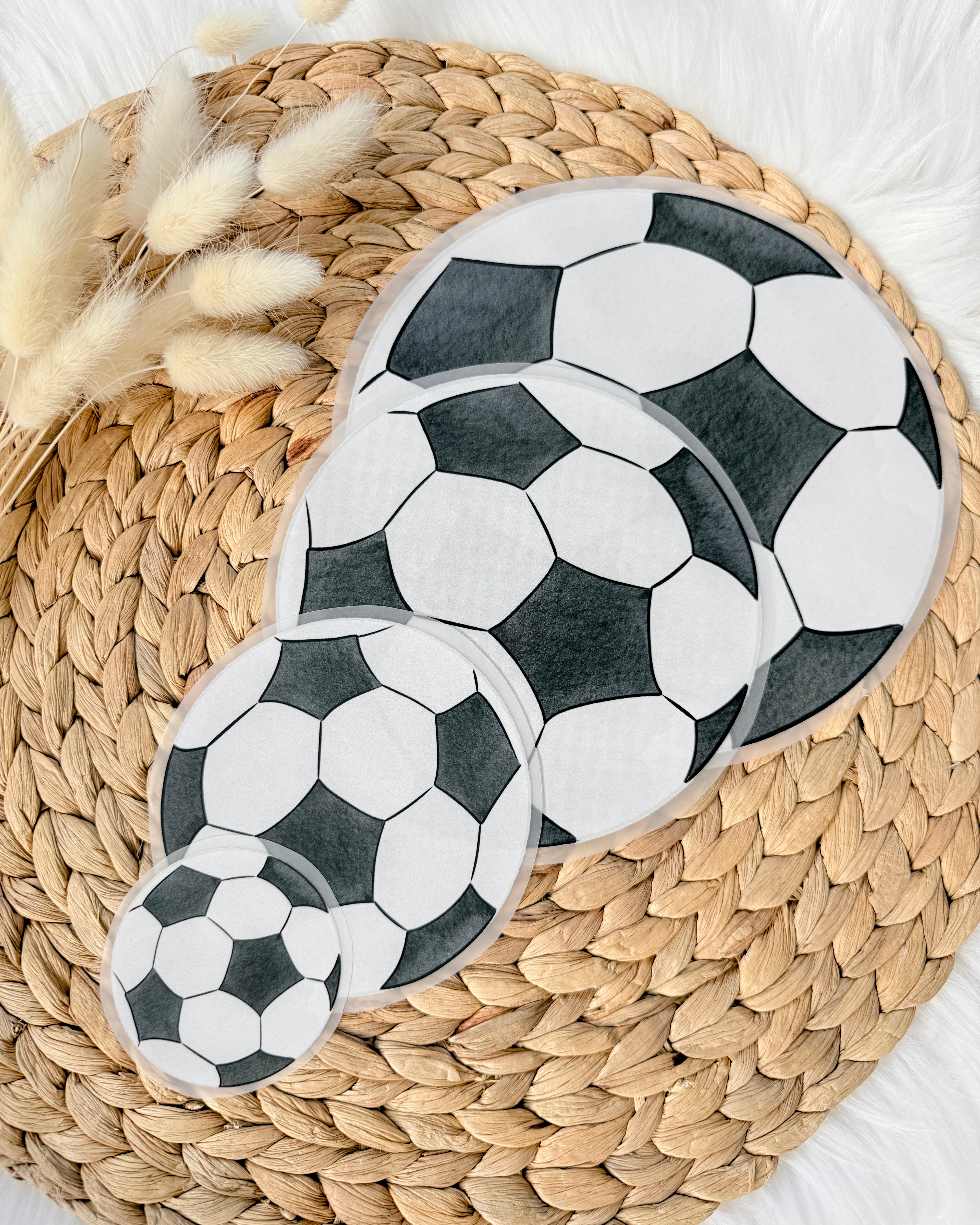 Bügelmotiv Ball in 4 Größen