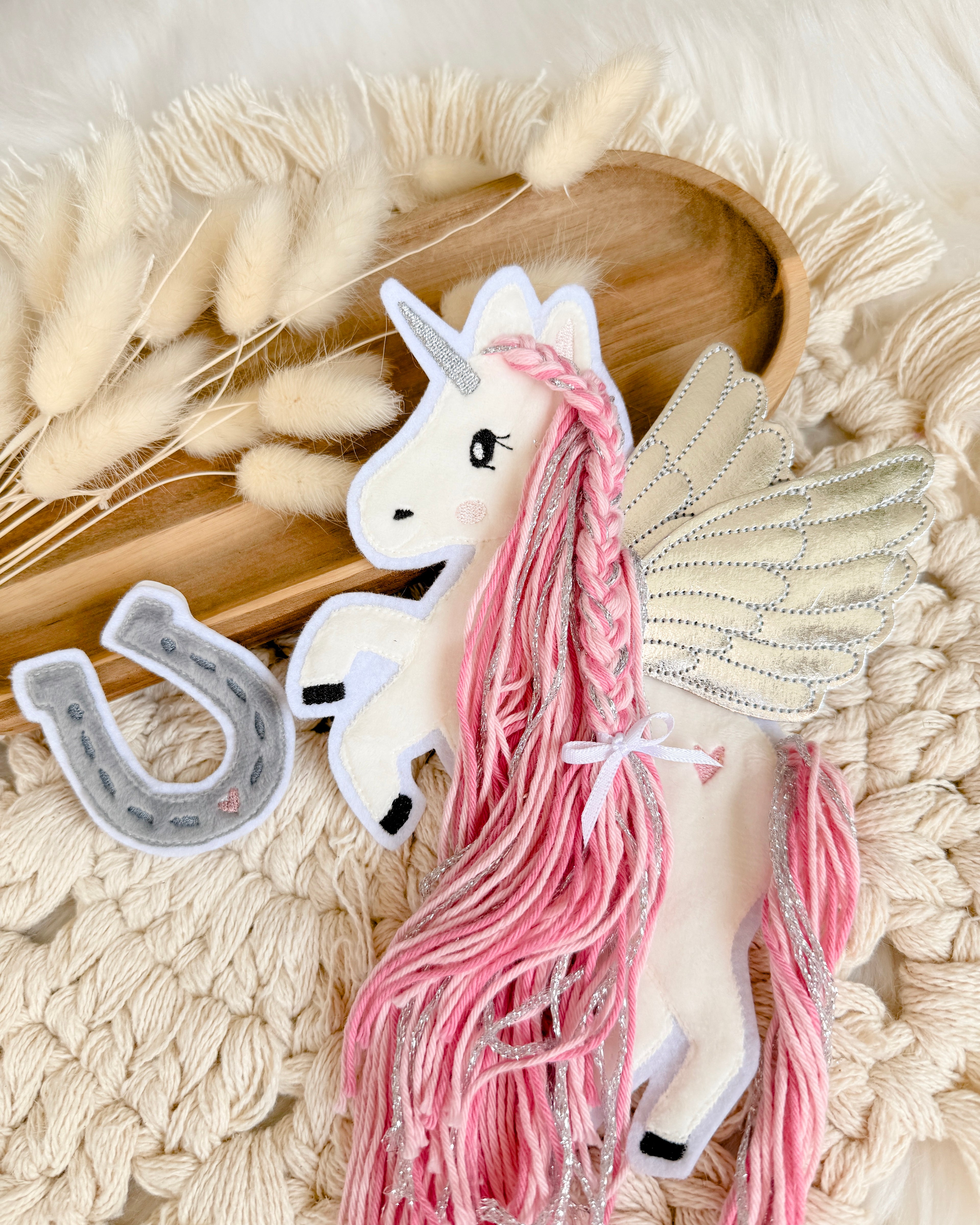 Pegasus Patches und Hufeisen