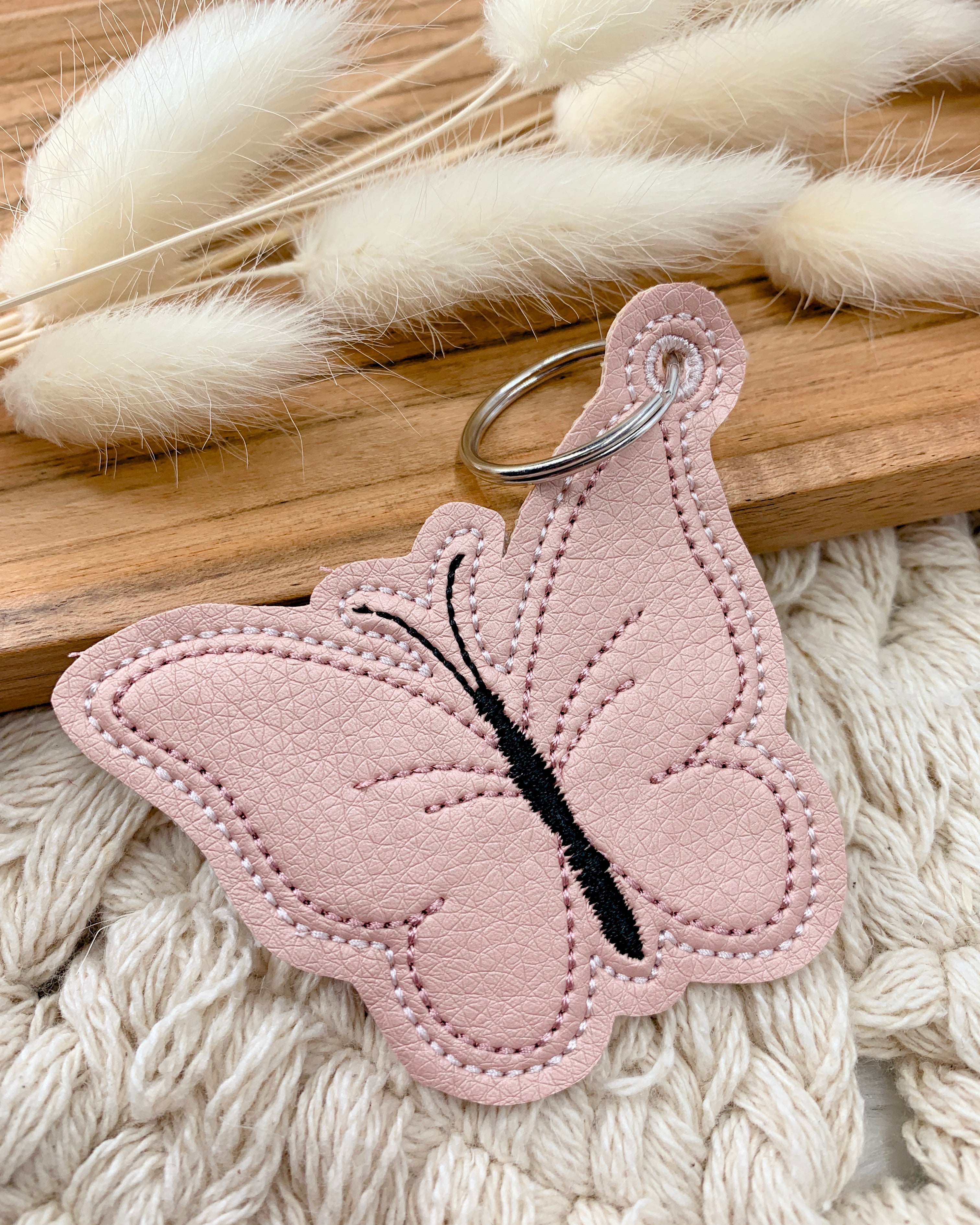 Schlüsselanhänger weich rosa