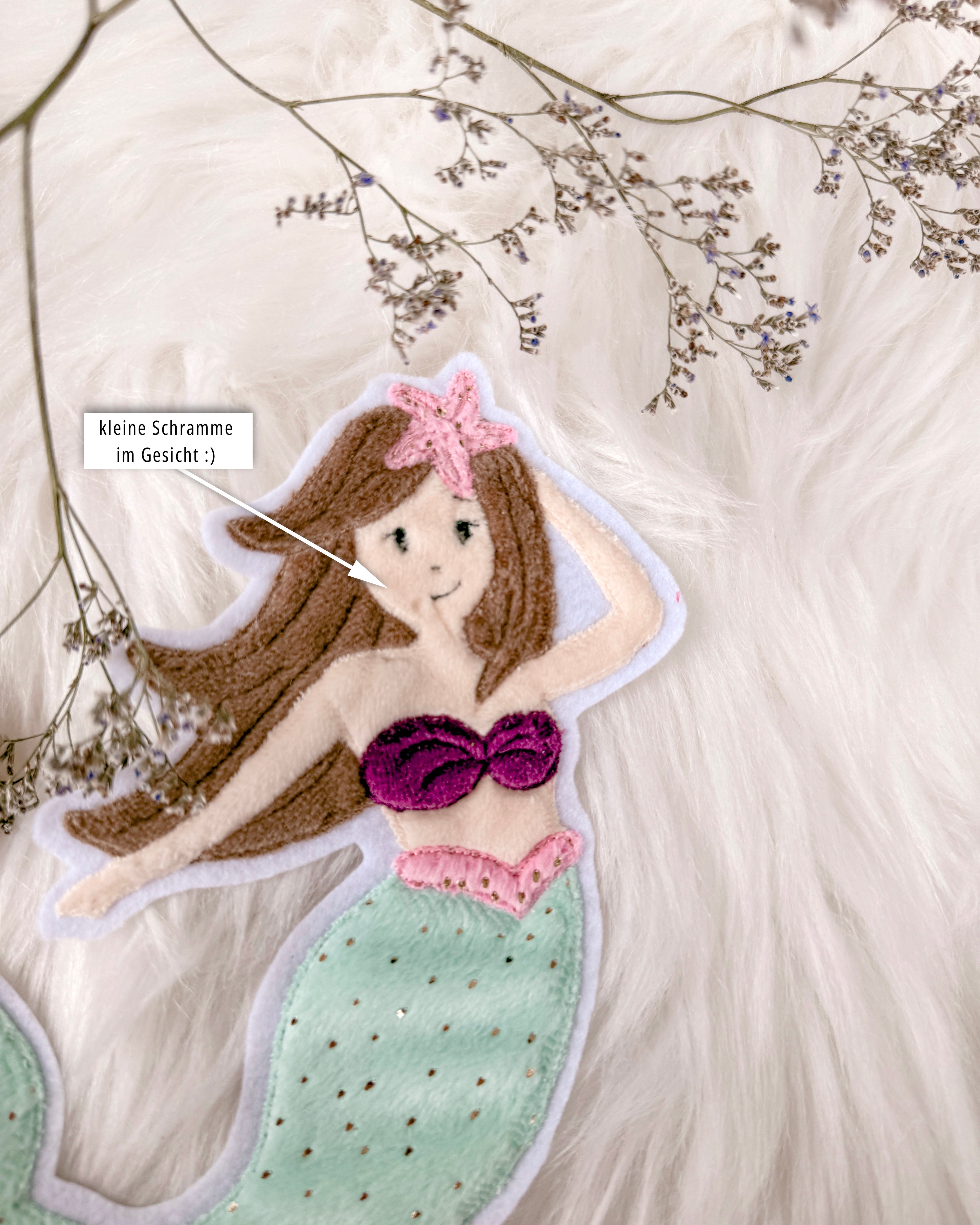 B-WARE - Applikation Meerjungfrau "Merle"