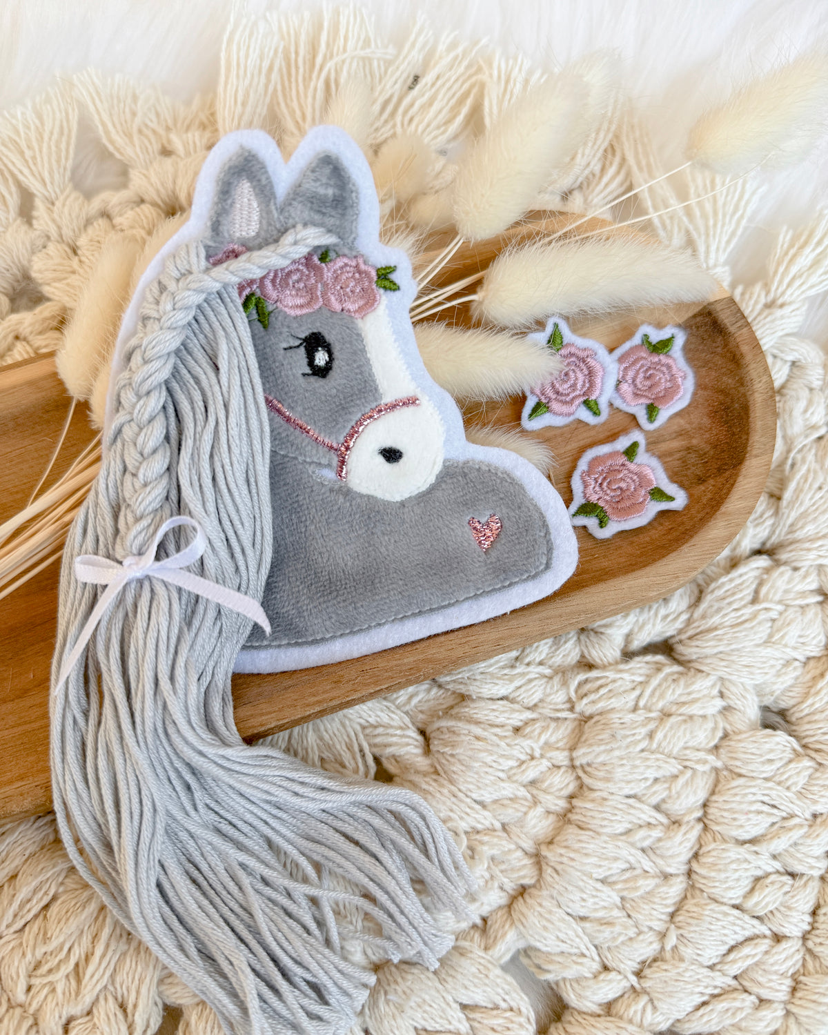 Graues Pferd Patch