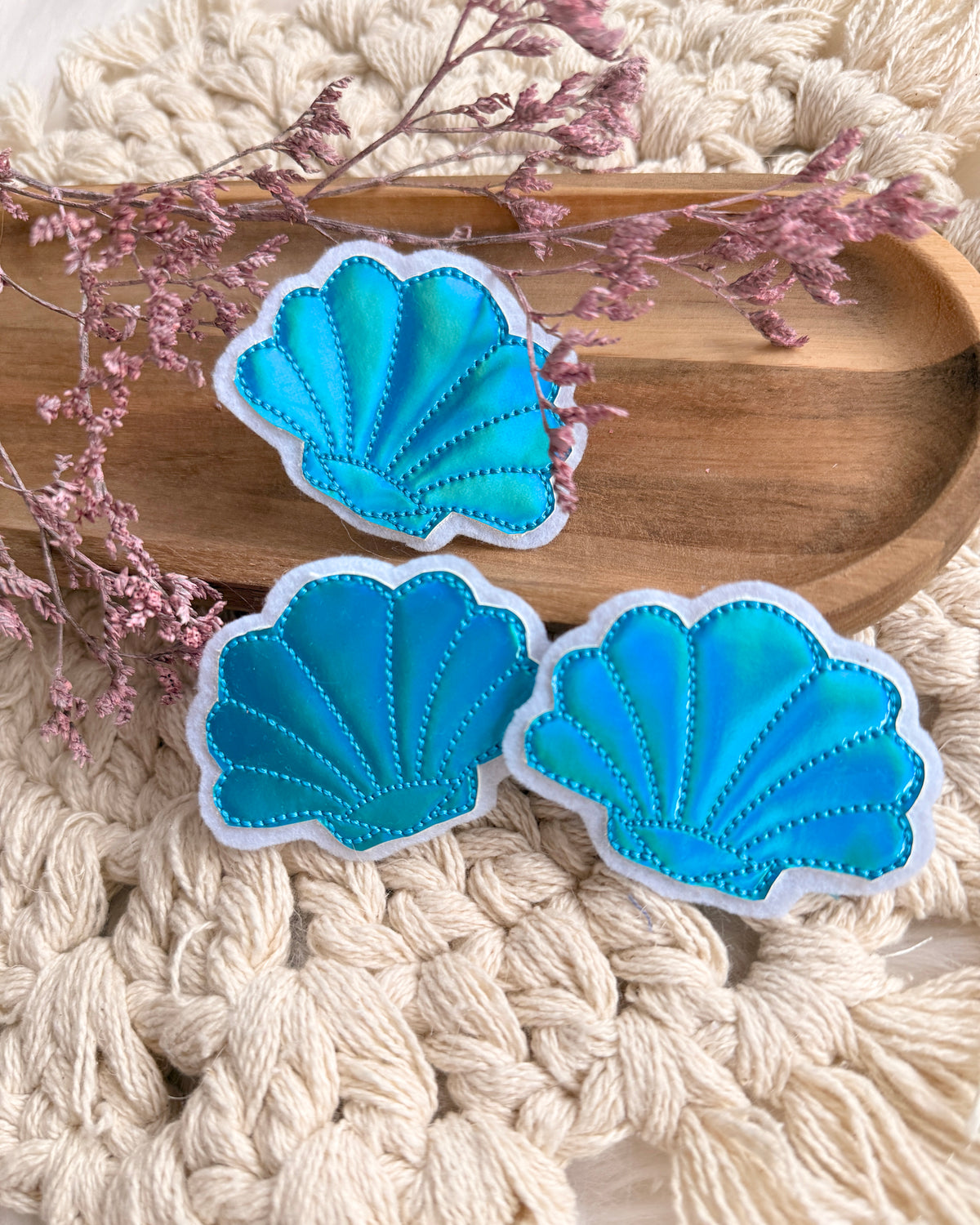 Mini Aufnäher Muschel "Mia"
