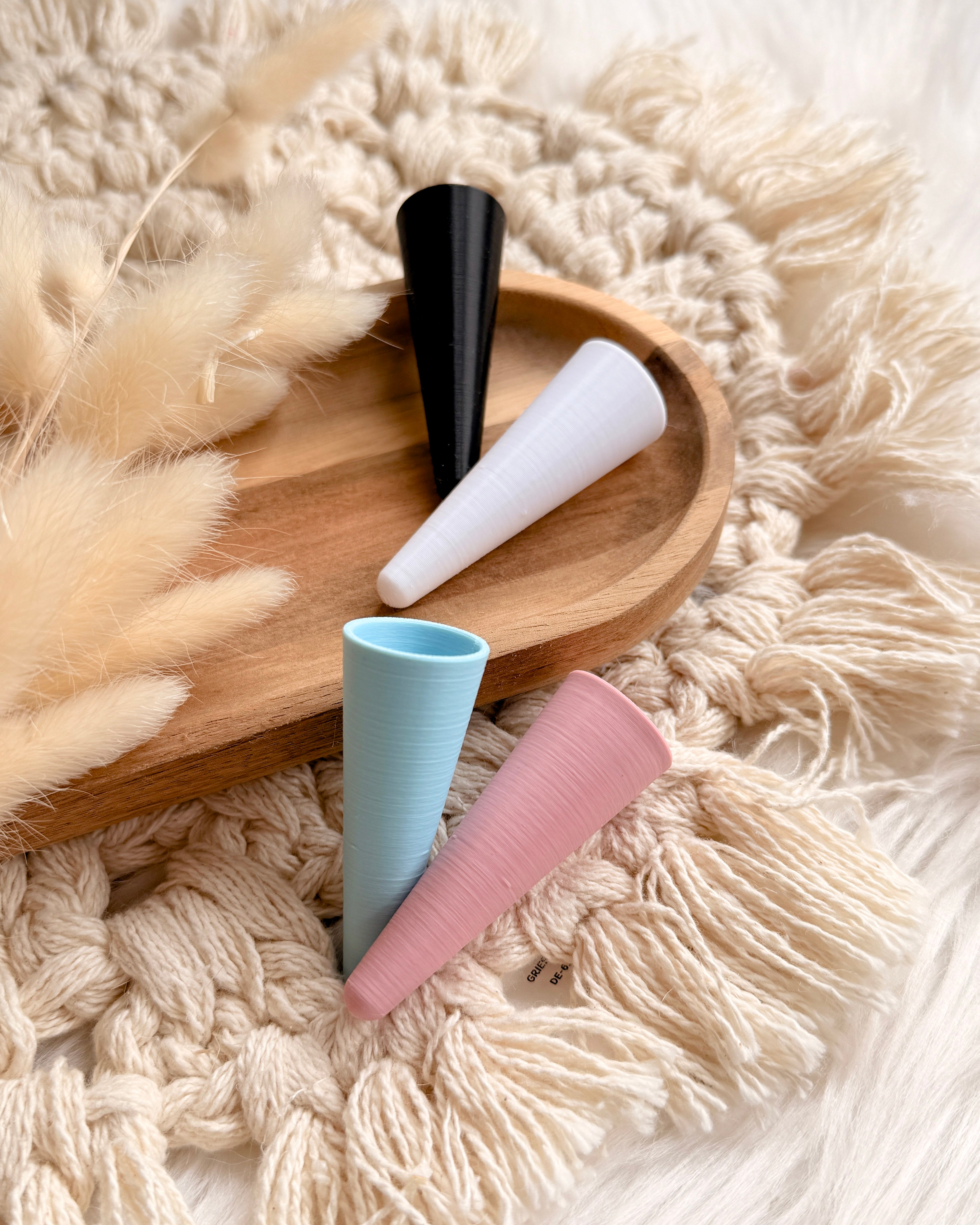 Schultüten Schutz Spitze Rosa und blau