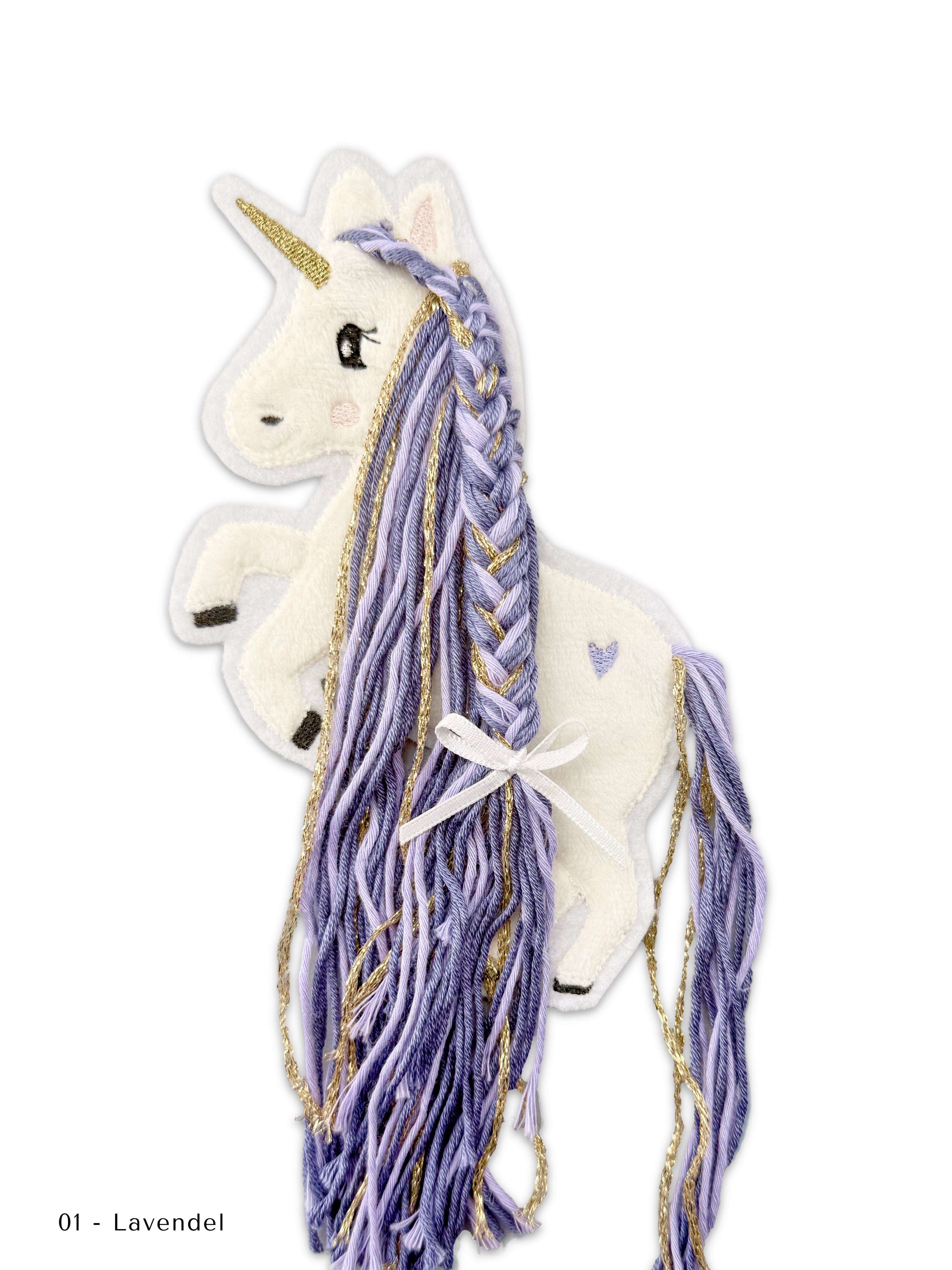 Applikation Einhorn "Ella" - Einzelstücke