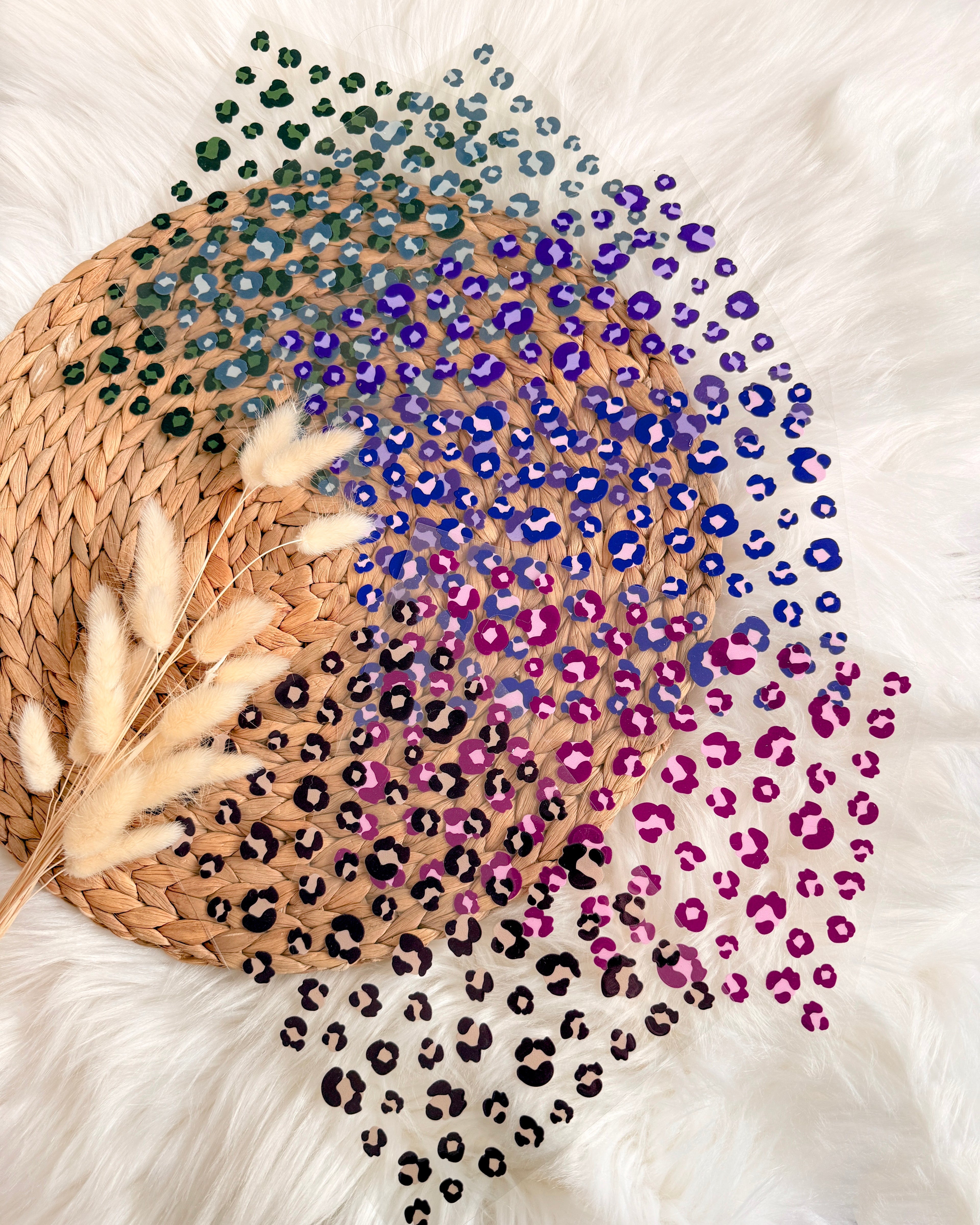 Rub-On Sticker Leomuster