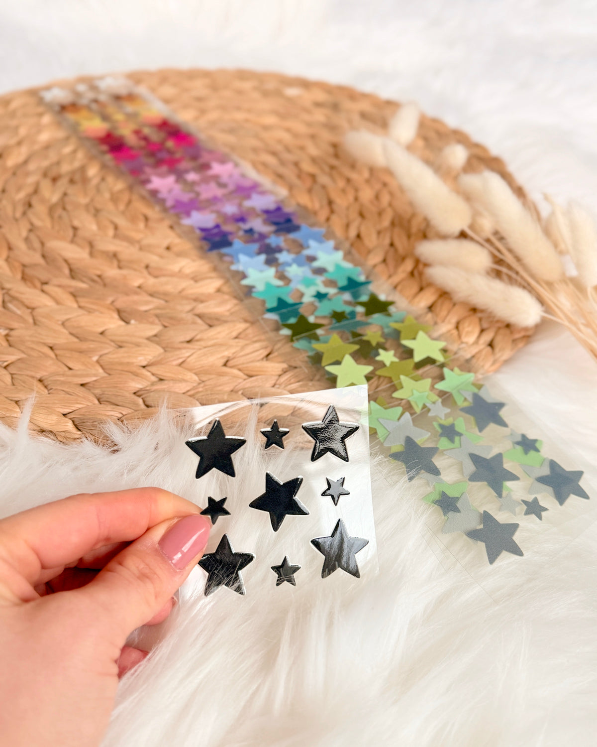 Rub On Sticker kleine Sterne