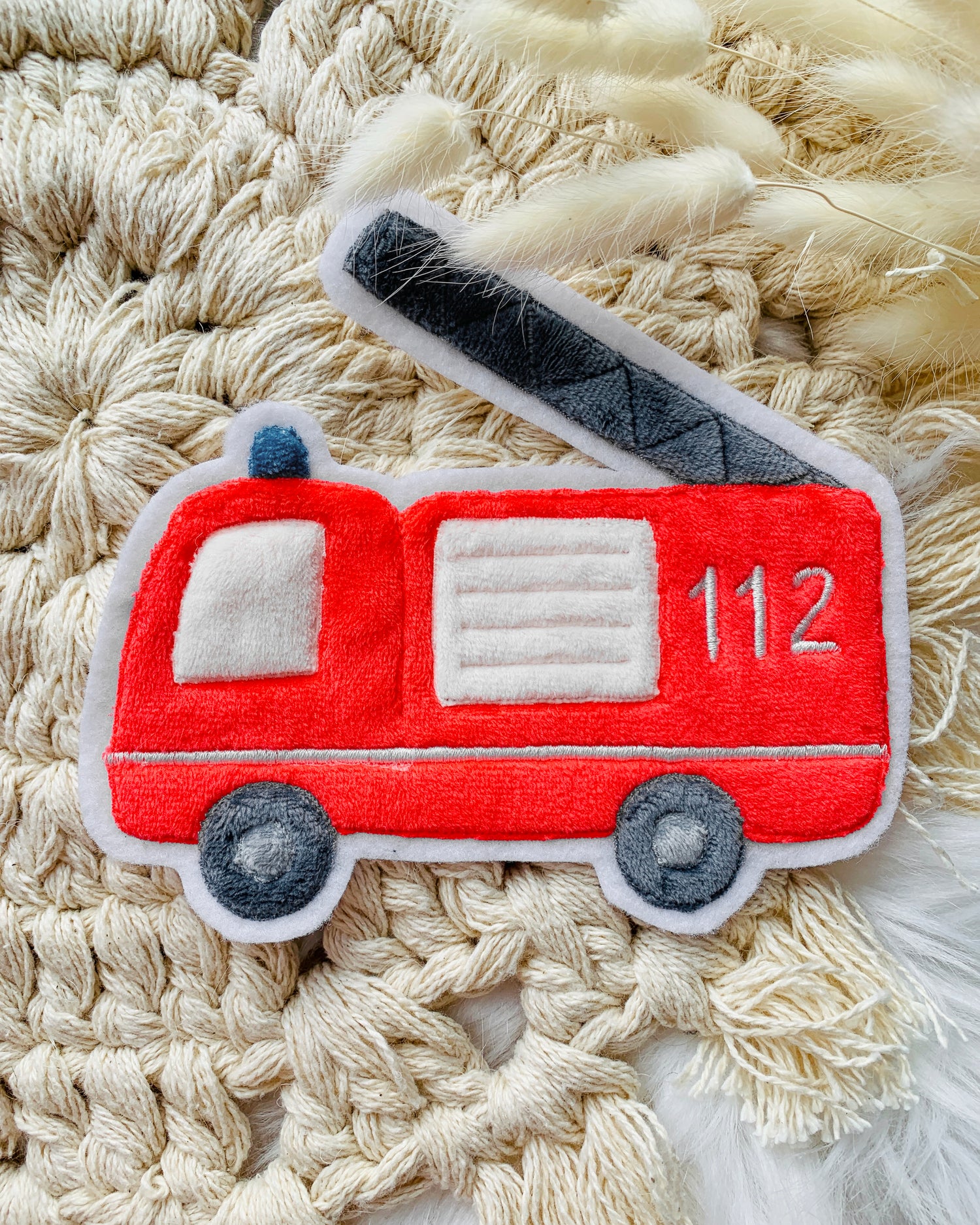 Applikation Feuerwehr "Franz" ohne Bügelfolie - ABVERKAUF