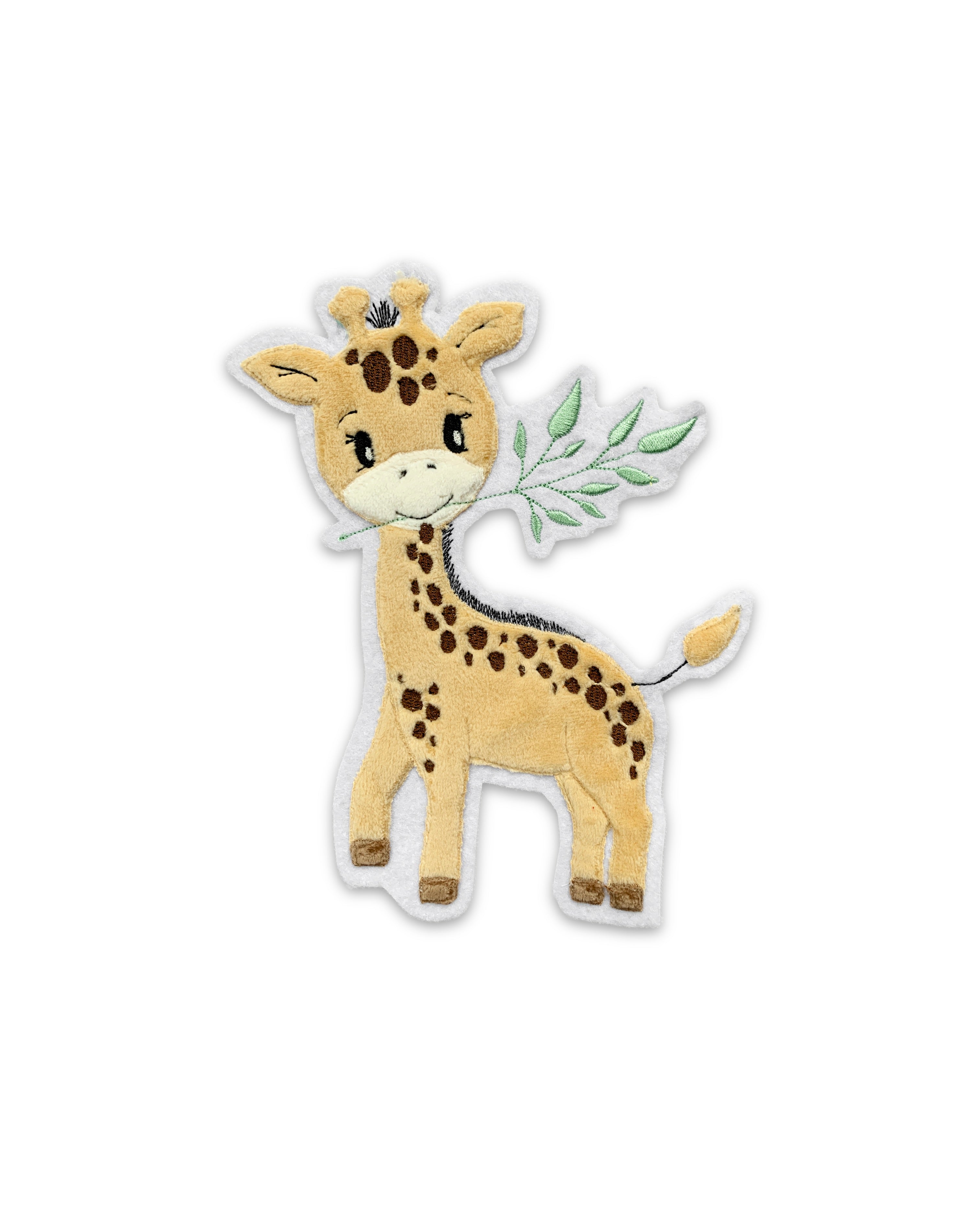 Applikation Giraffe "Gabi" ohne Bügelfolie ABVERKAUF