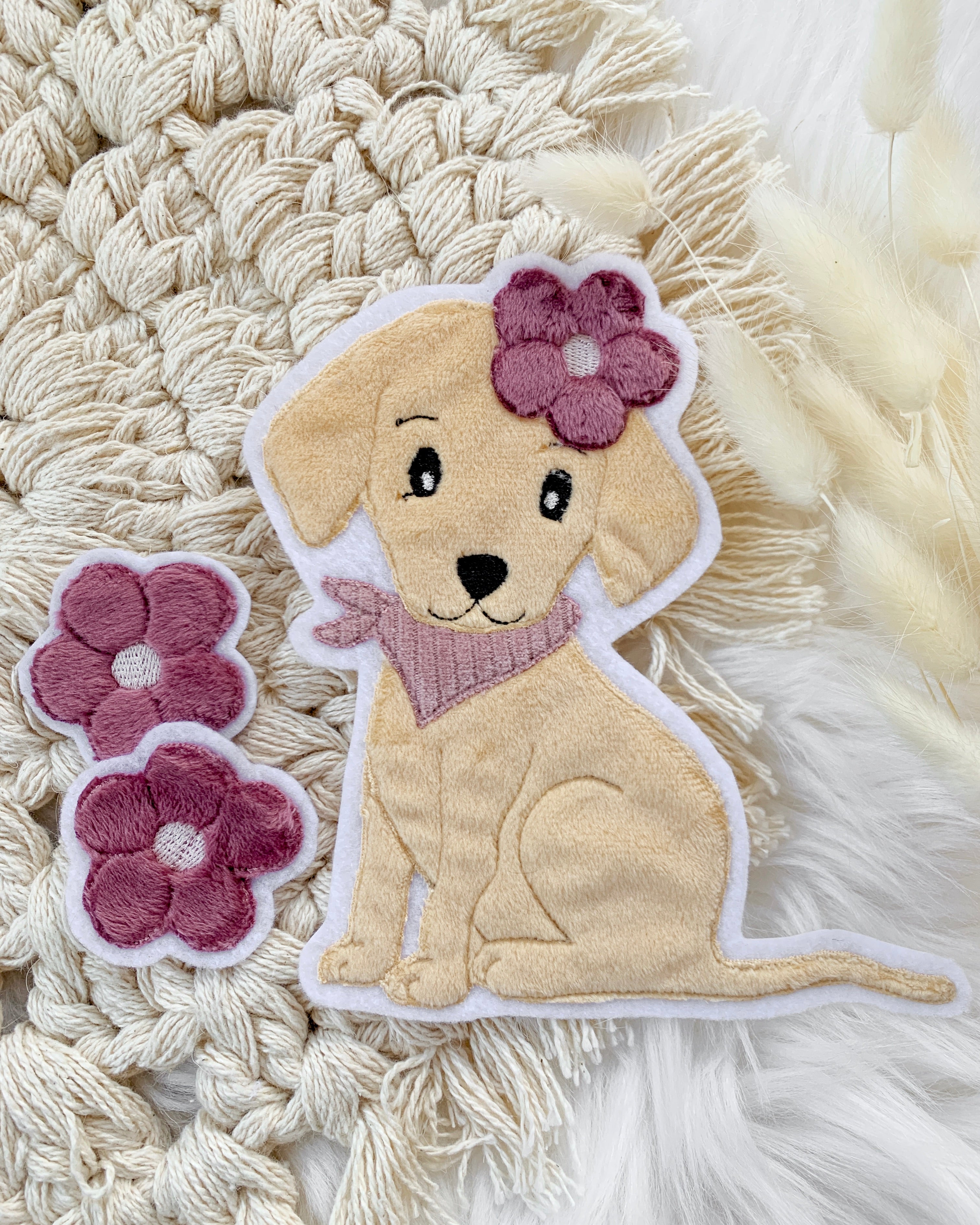 Mini Applikation Blume "Bella"