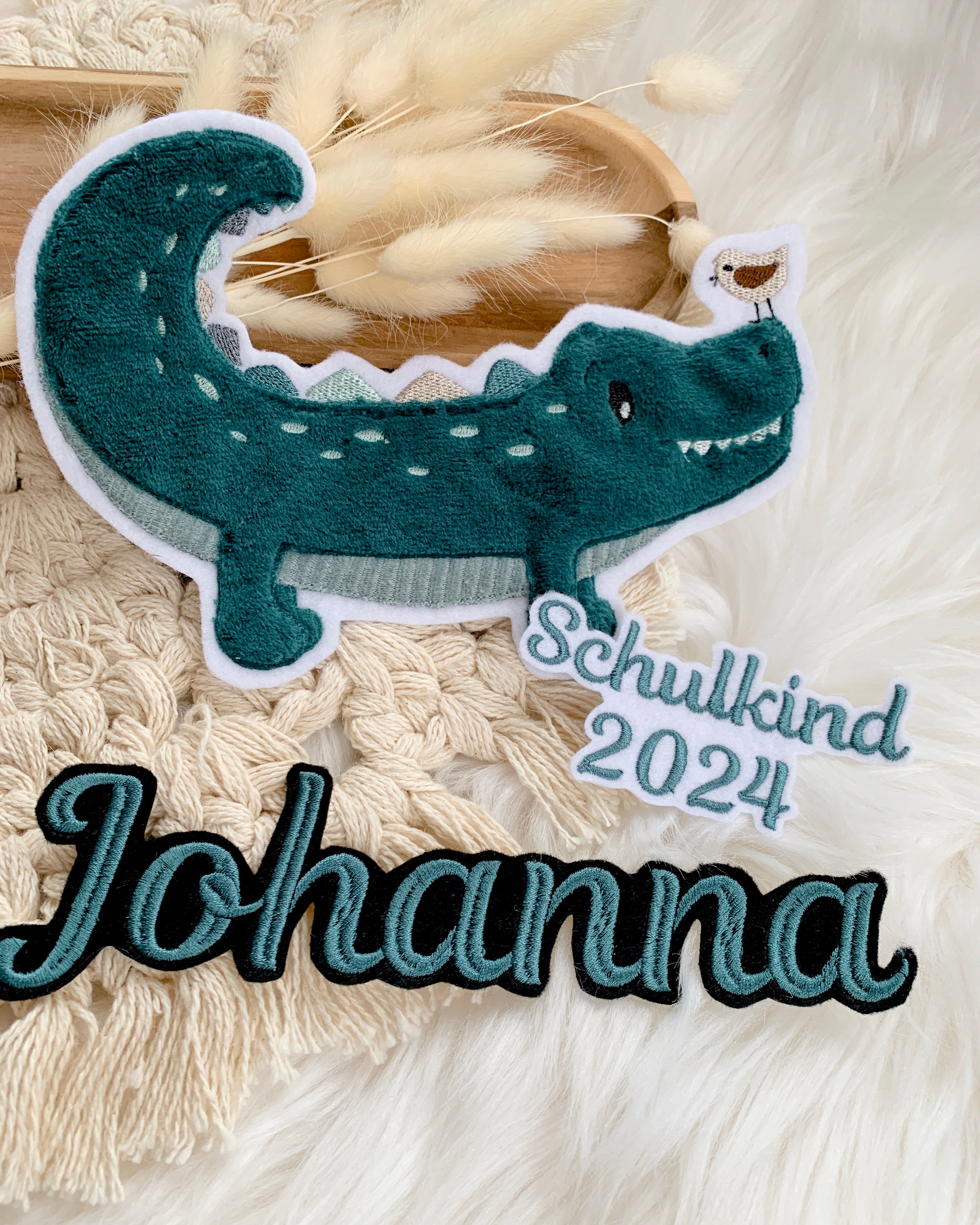 Applikation Krokodil "Kurt"