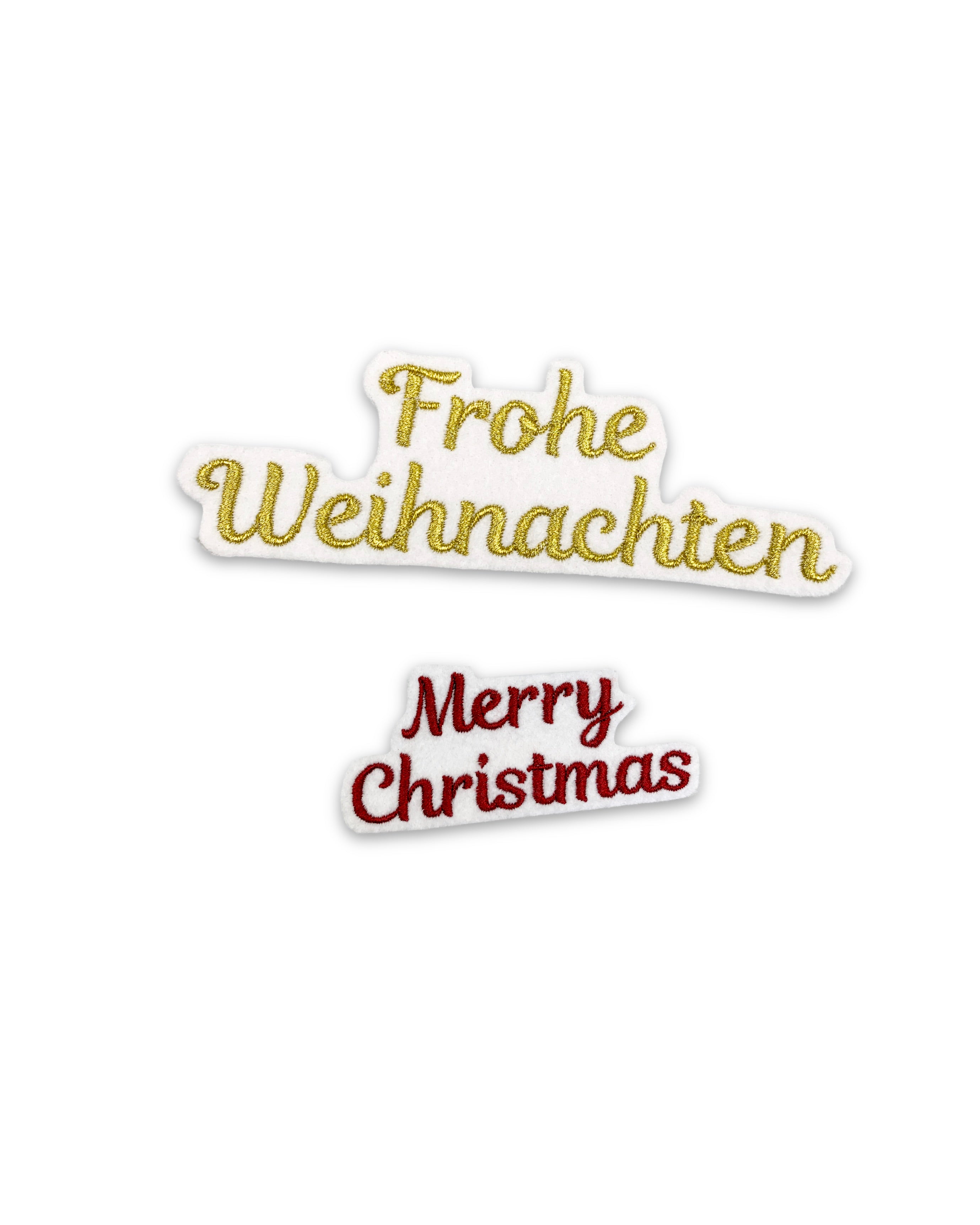 Applikation "Frohe Weihnachten"