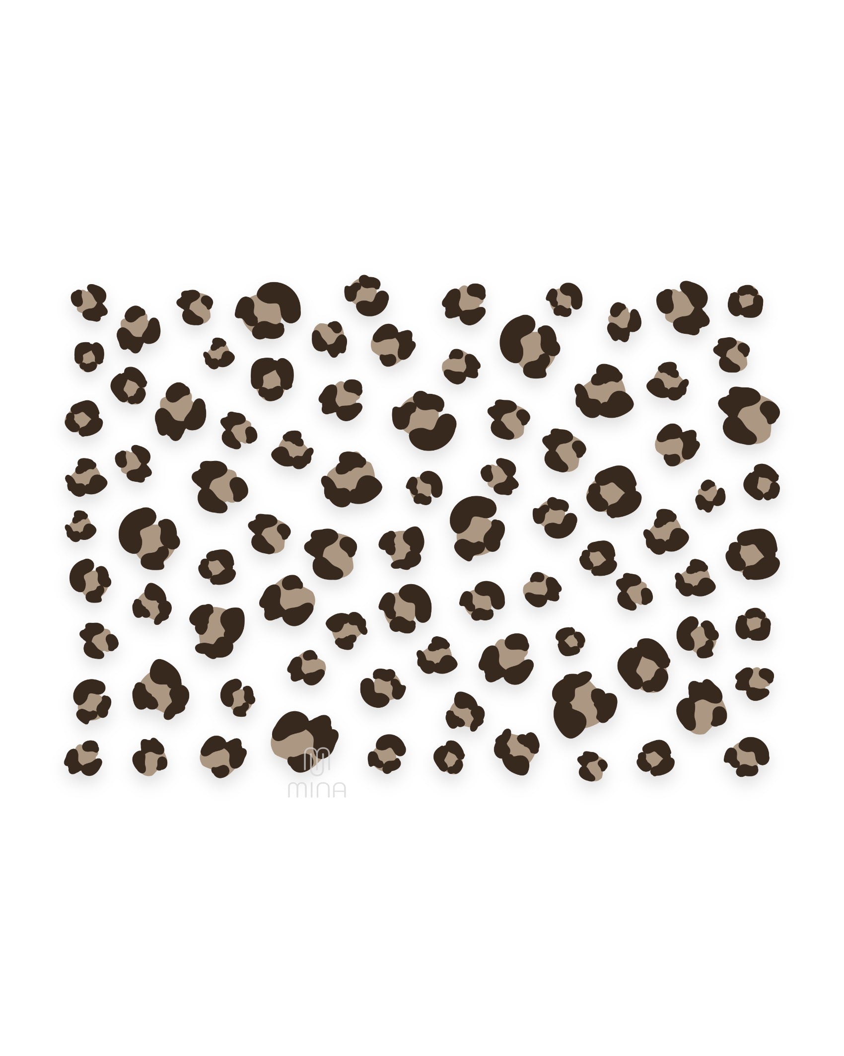 Rub-On Sticker Leomuster