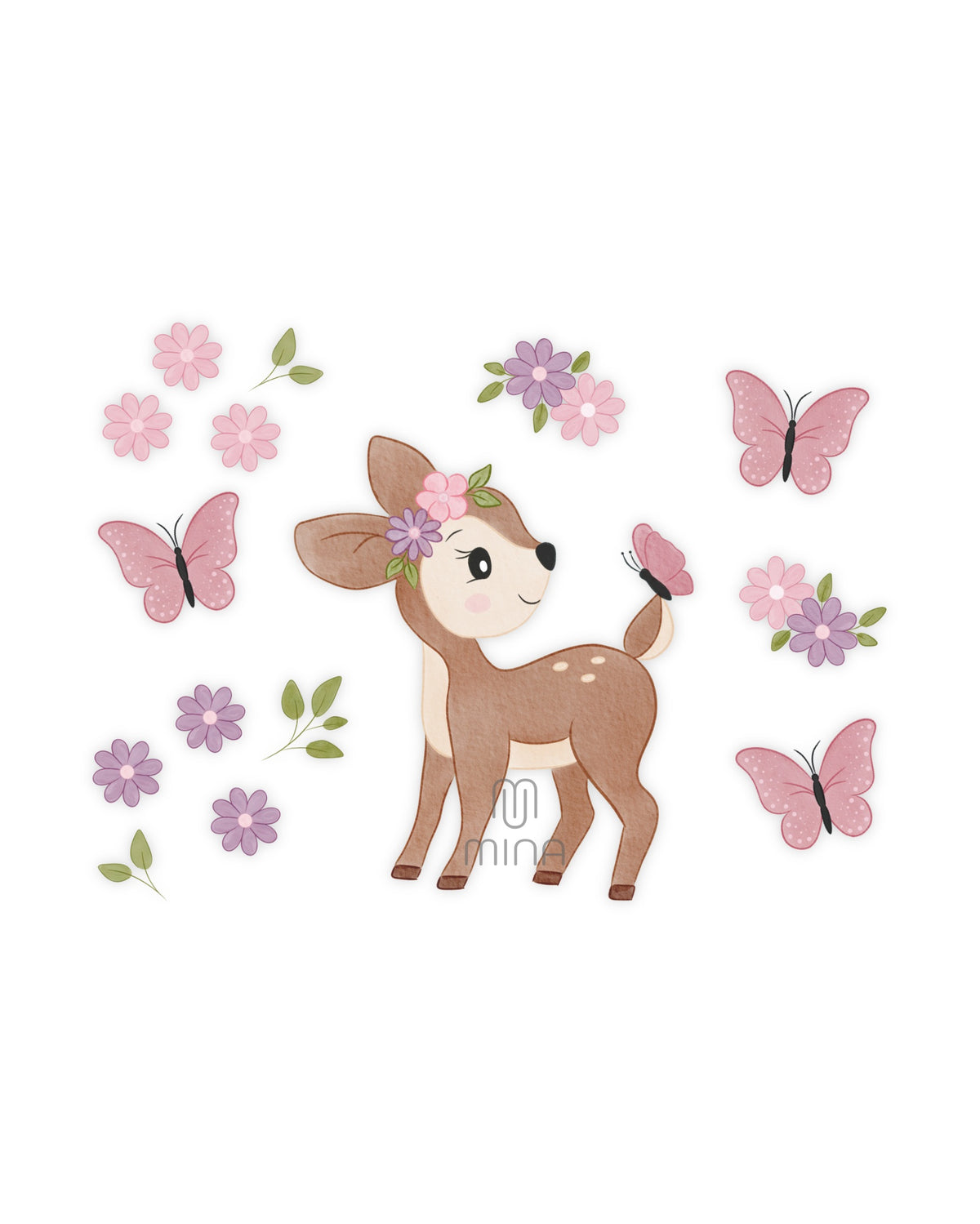 RubOn Sticker Rehkitz