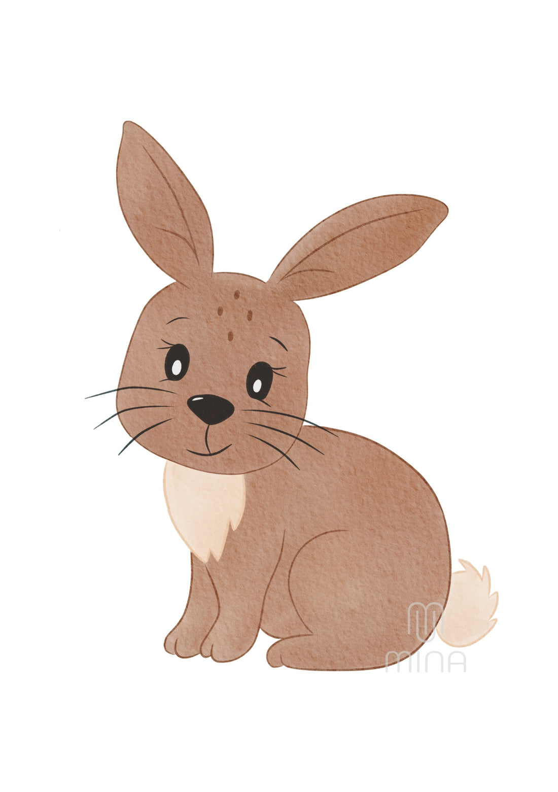 Bügelmotiv Hase Kaninchen