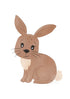 Bügelmotiv Hase Kaninchen