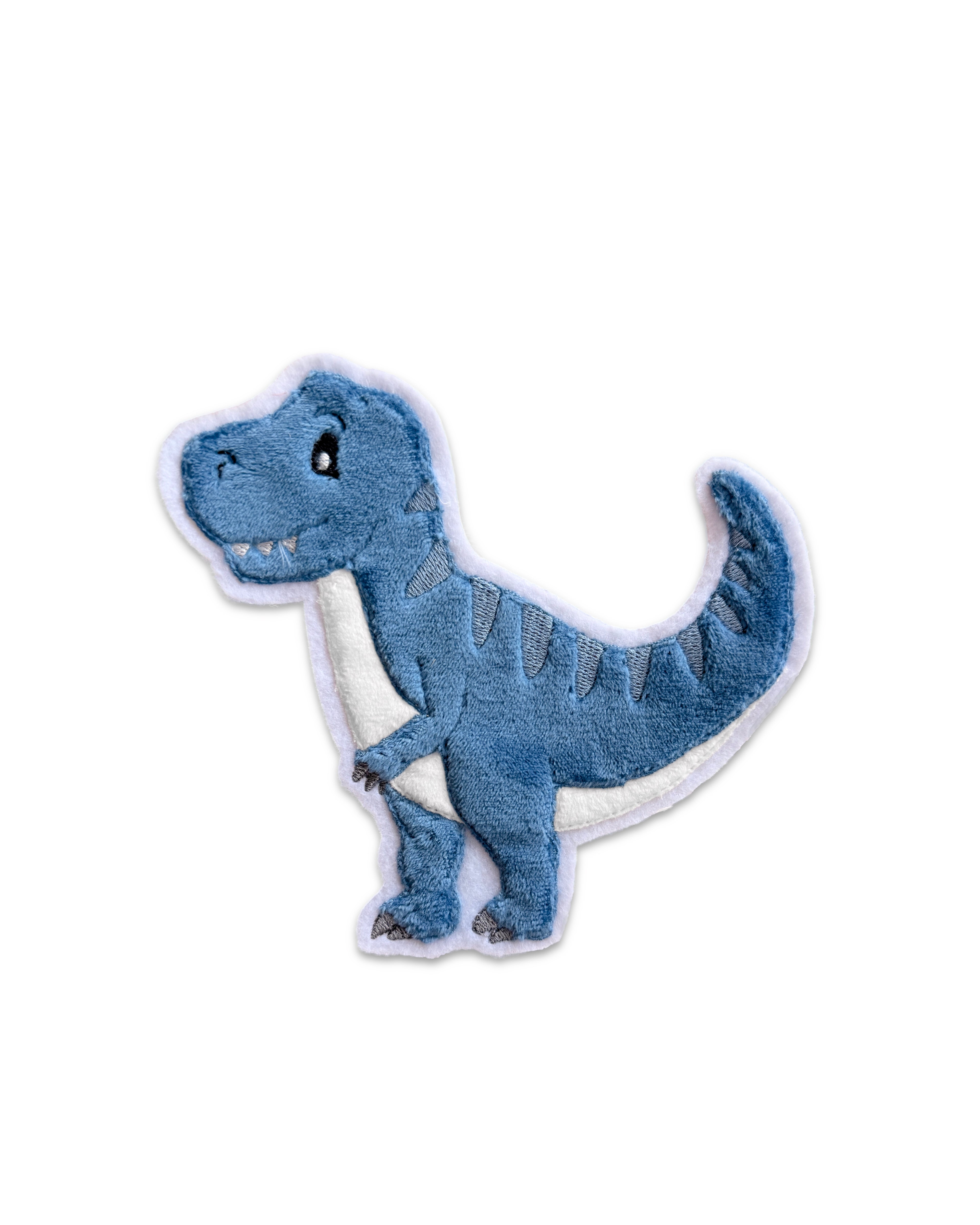 Applikation TRex "Tillmann" in Blau - Einzelstück