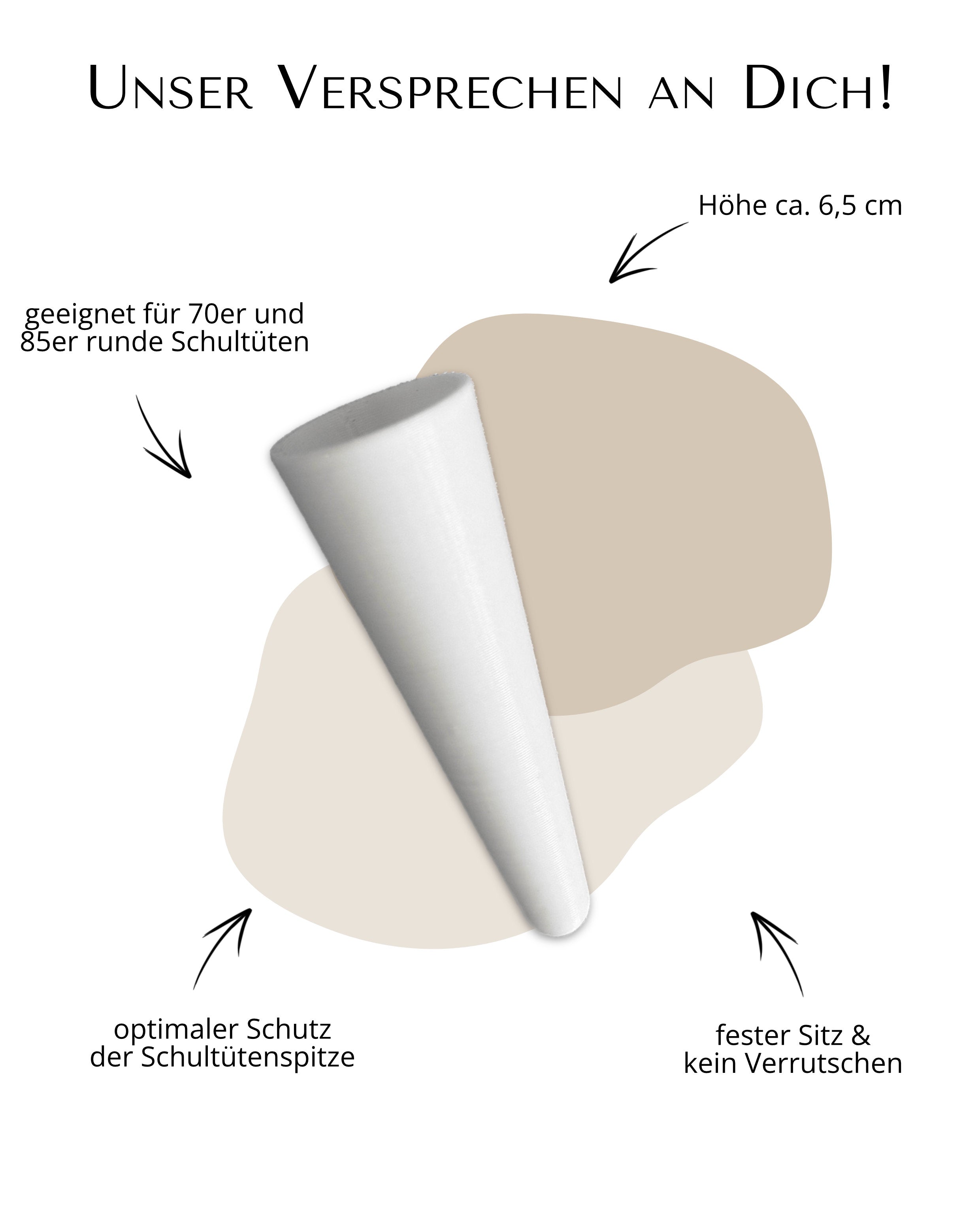 Schultüten Spitzenschutz rund