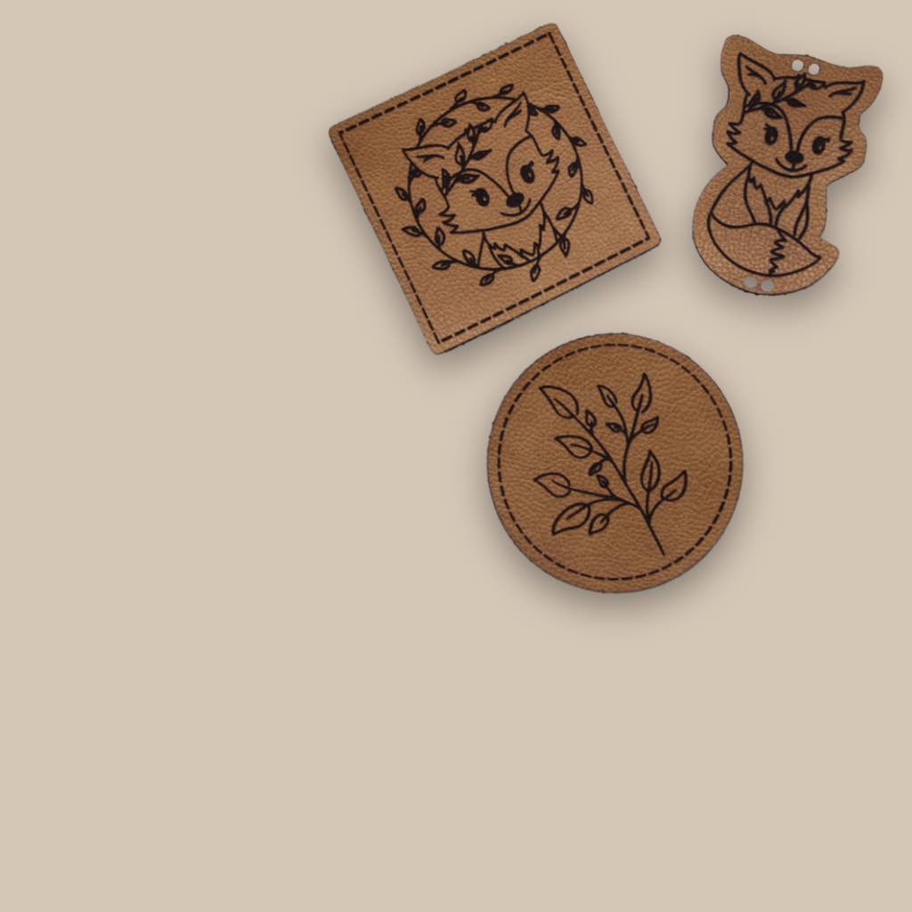 Kunstleder Label Fuchs