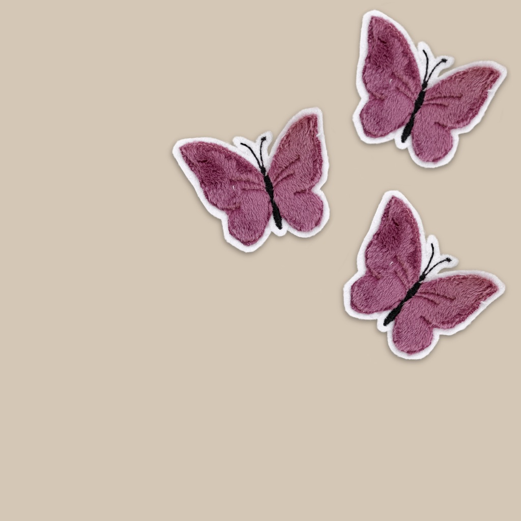 Applikationen Mini Schmetterling