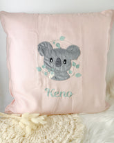 Geburtskissen groß mit Stickerei