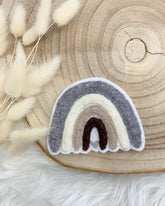Regenbogen Patch aus Wollwalk