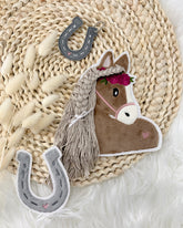 Applikation Pferd Patch zum Aufbügeln