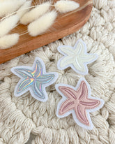 Applikation Seestern Kunstleder