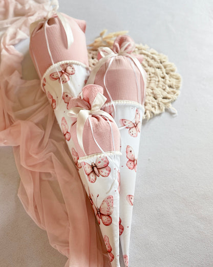 Nachhaltige Schultüte Rosa