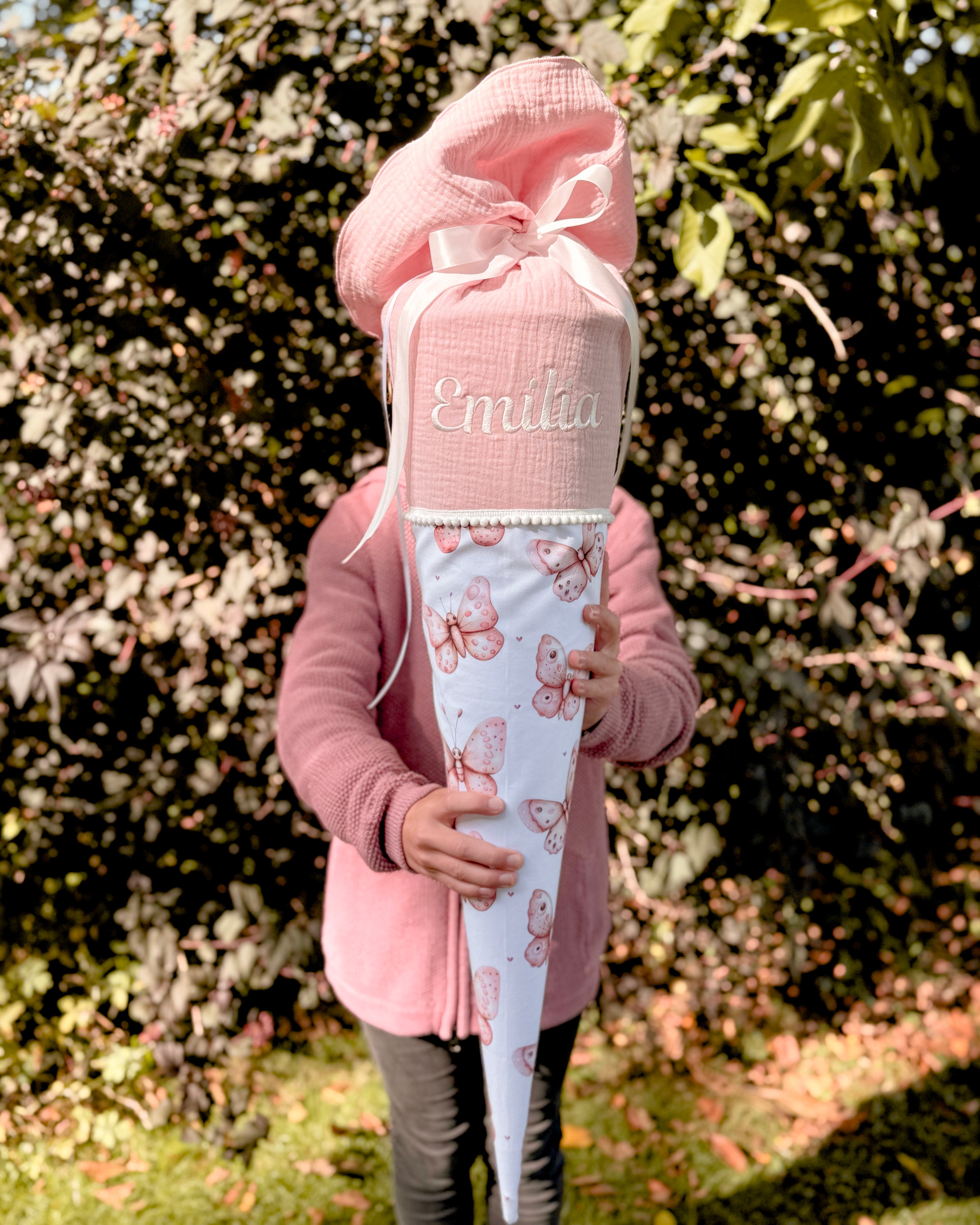 Zuckertüte aus Stoff Rosa