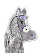 Applikation graues Pferd 