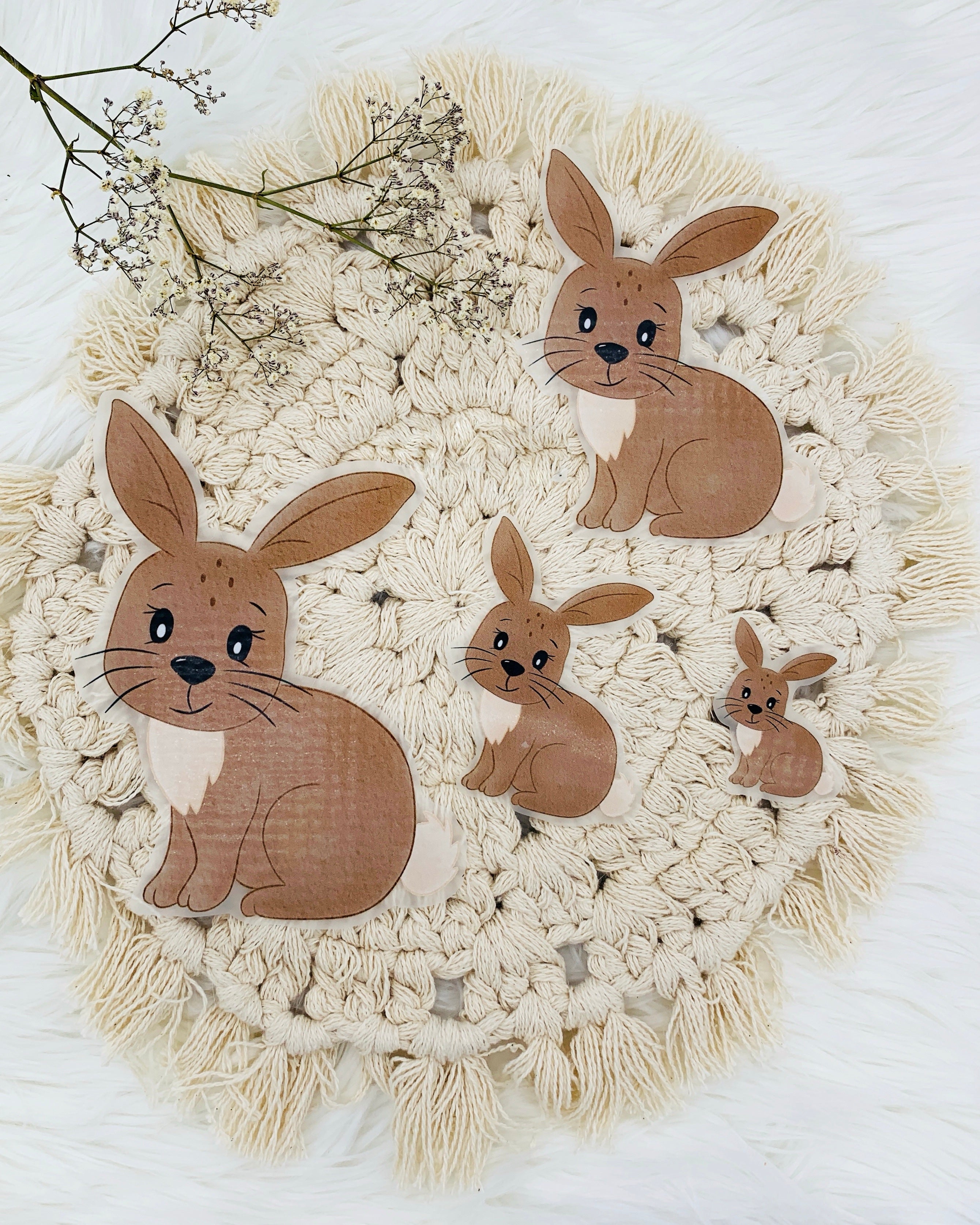 Bügelbild Hase &quot;Holly&quot;
