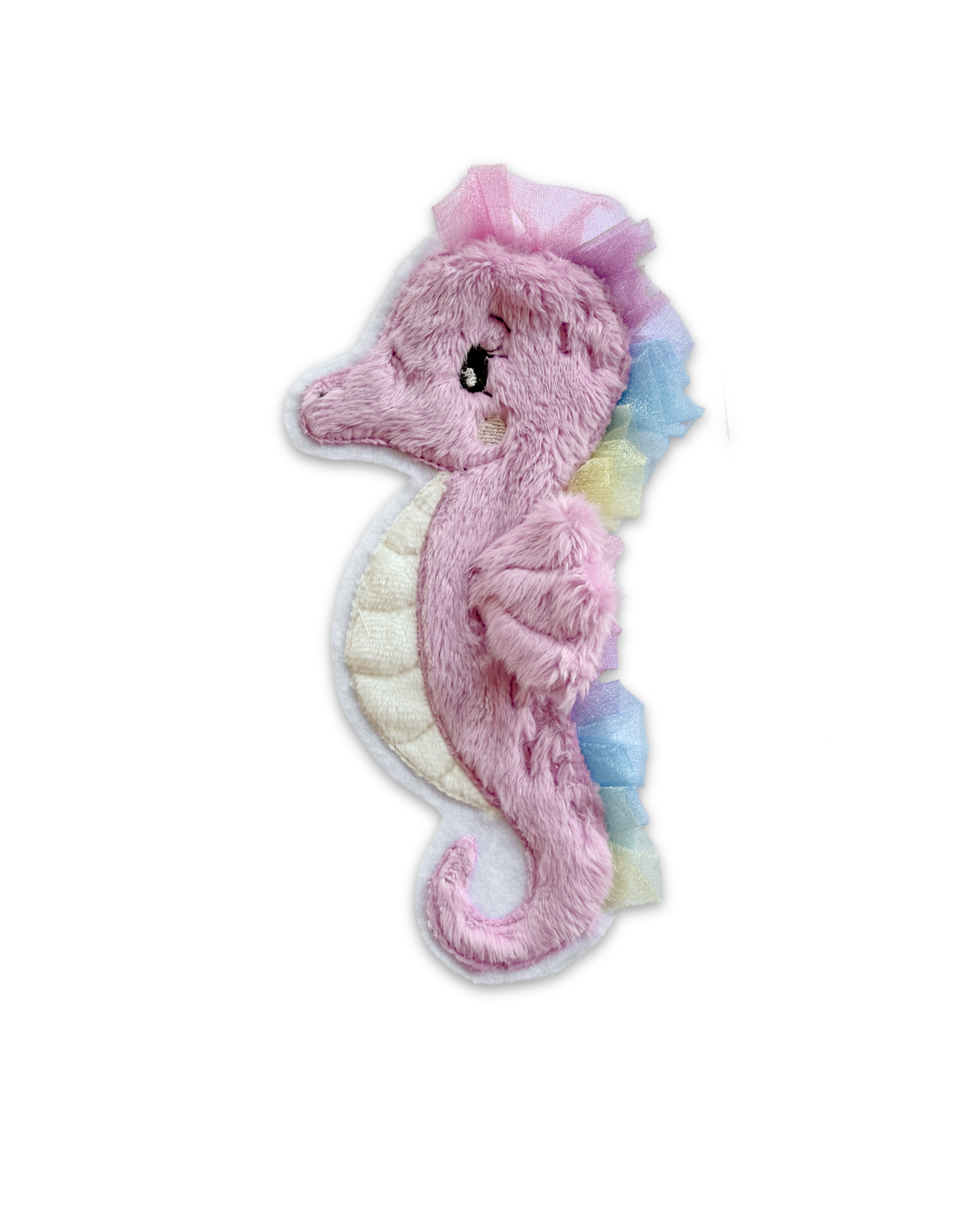 B-WARE Applikation Seepferdchen "Susi" in Lilac