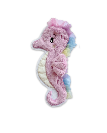 B-WARE Applikation Seepferdchen "Susi" in Lilac