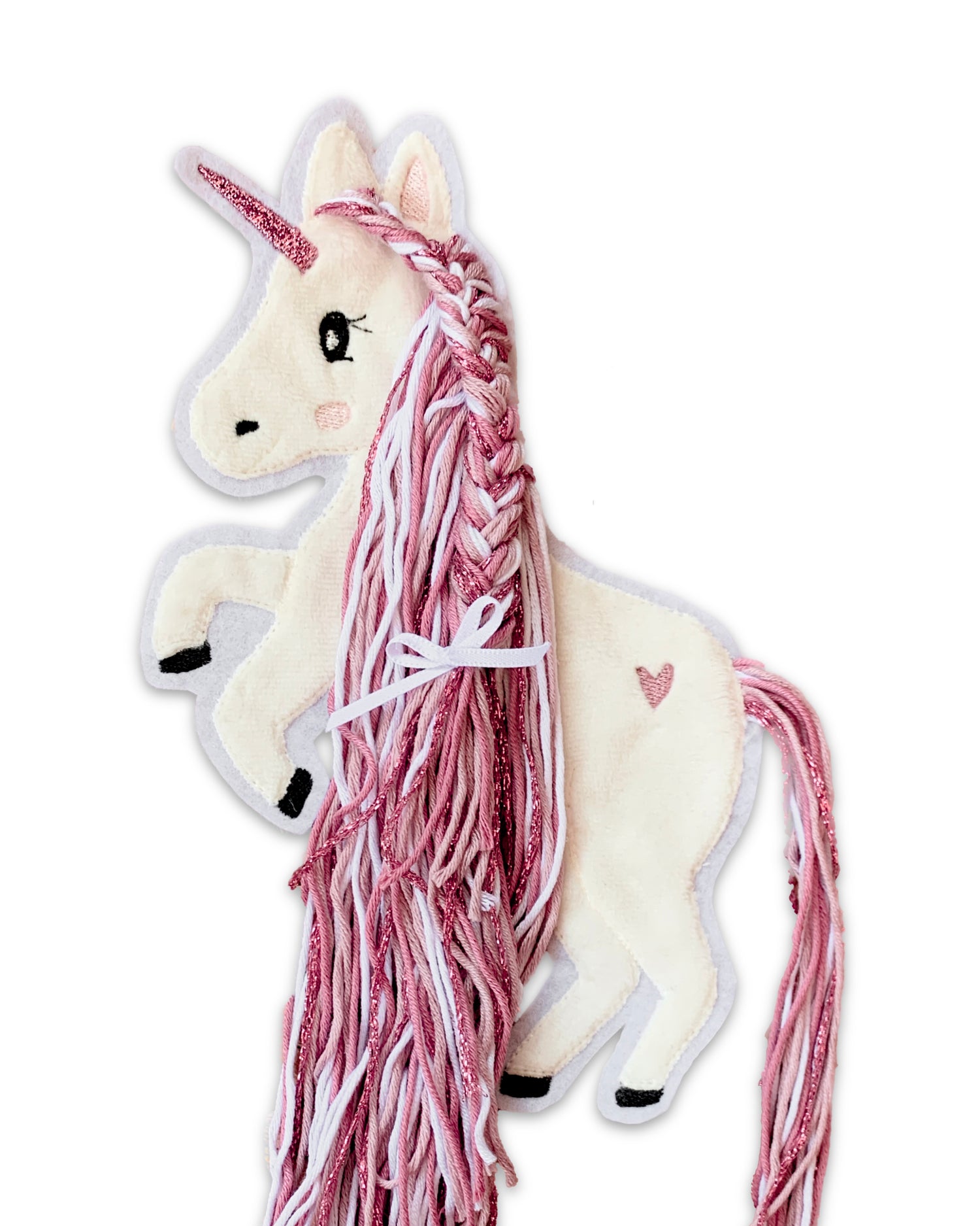 Applikation Einhorn Rosa