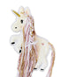 Applikation Einhorn rosa gold