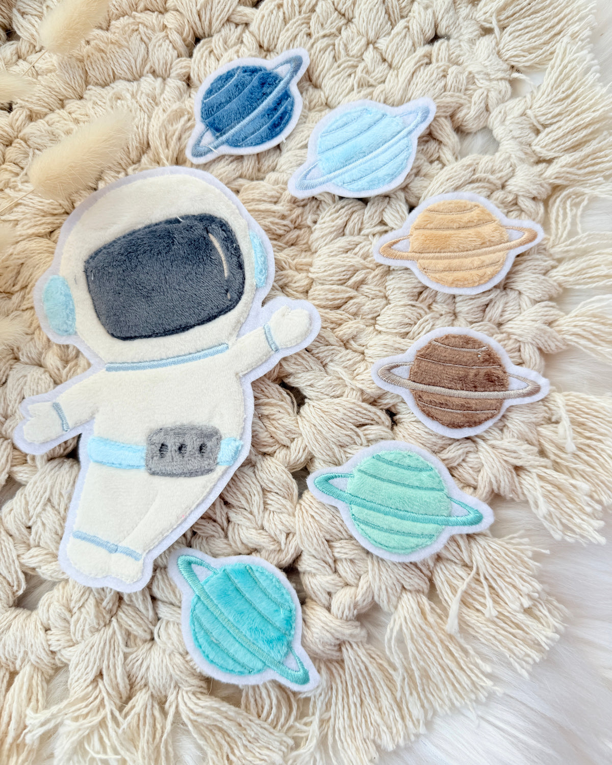 Applikation Planeten und Astronaut
