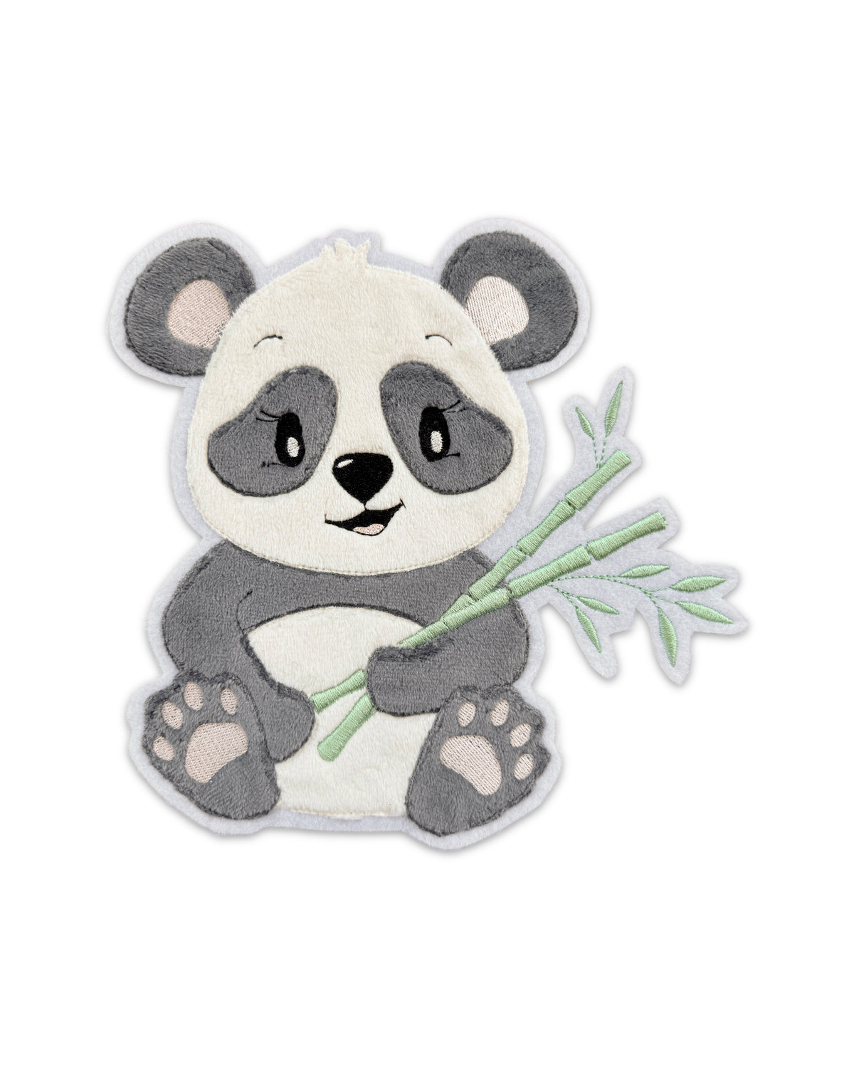 Aufnäher Panda mit Bambus